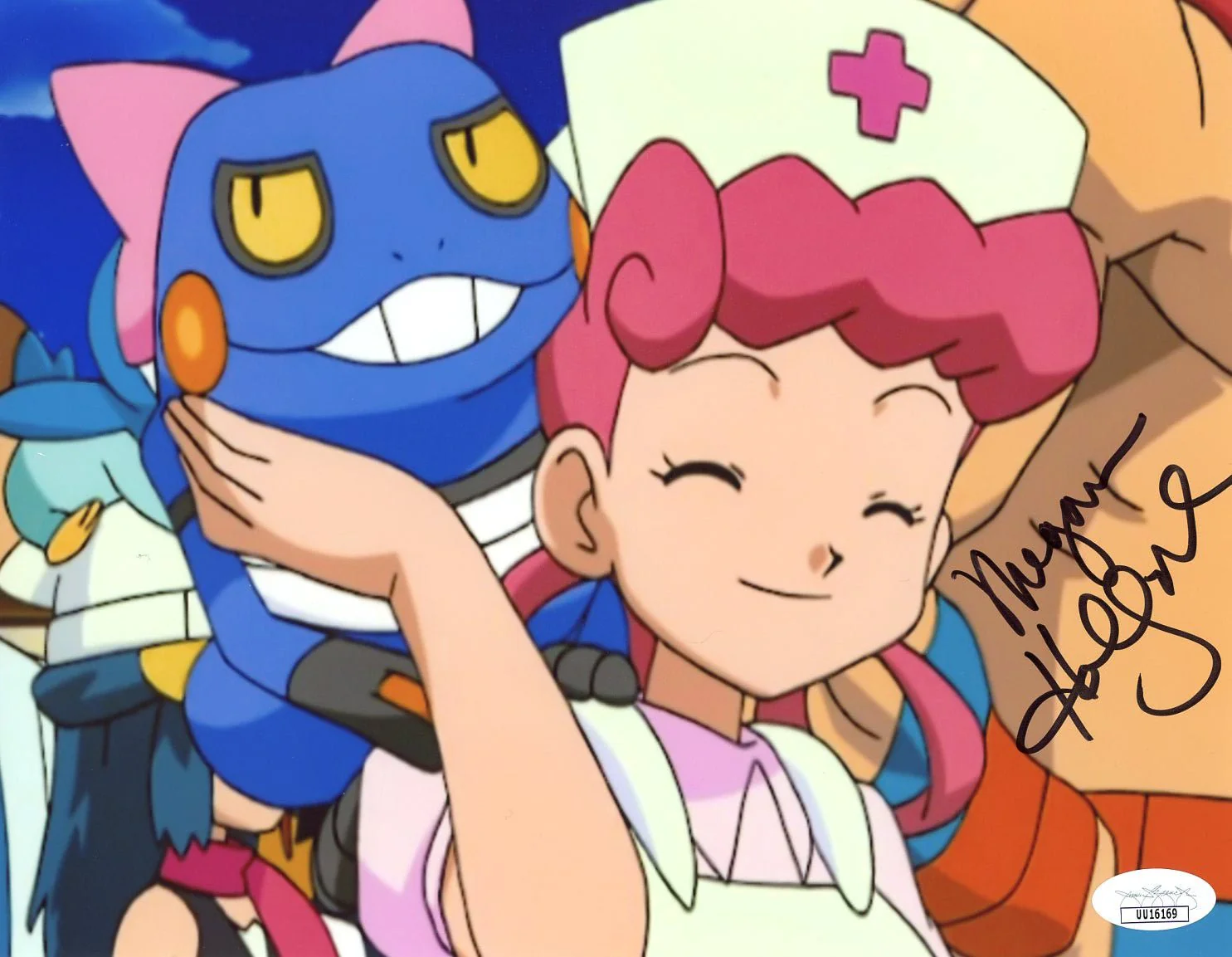 Megan Hollingshead Pokemon 8x10 Signed  Photo JSA Certified Autograph - Image 2