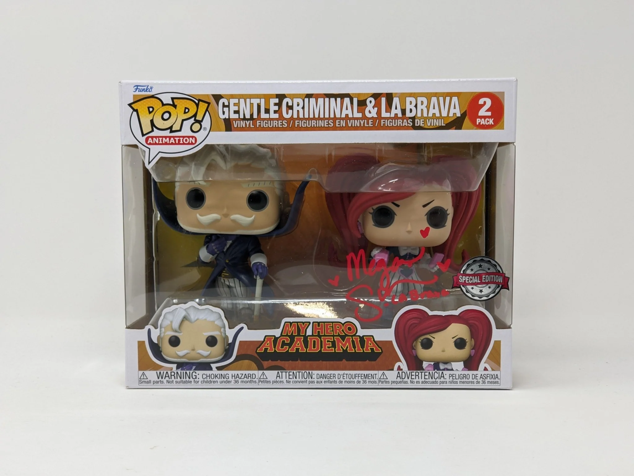 Megan Shipman My Hero Academia 2-Pack Exclusive Signed Funko Pop JSA Certified Autograph - Image 2