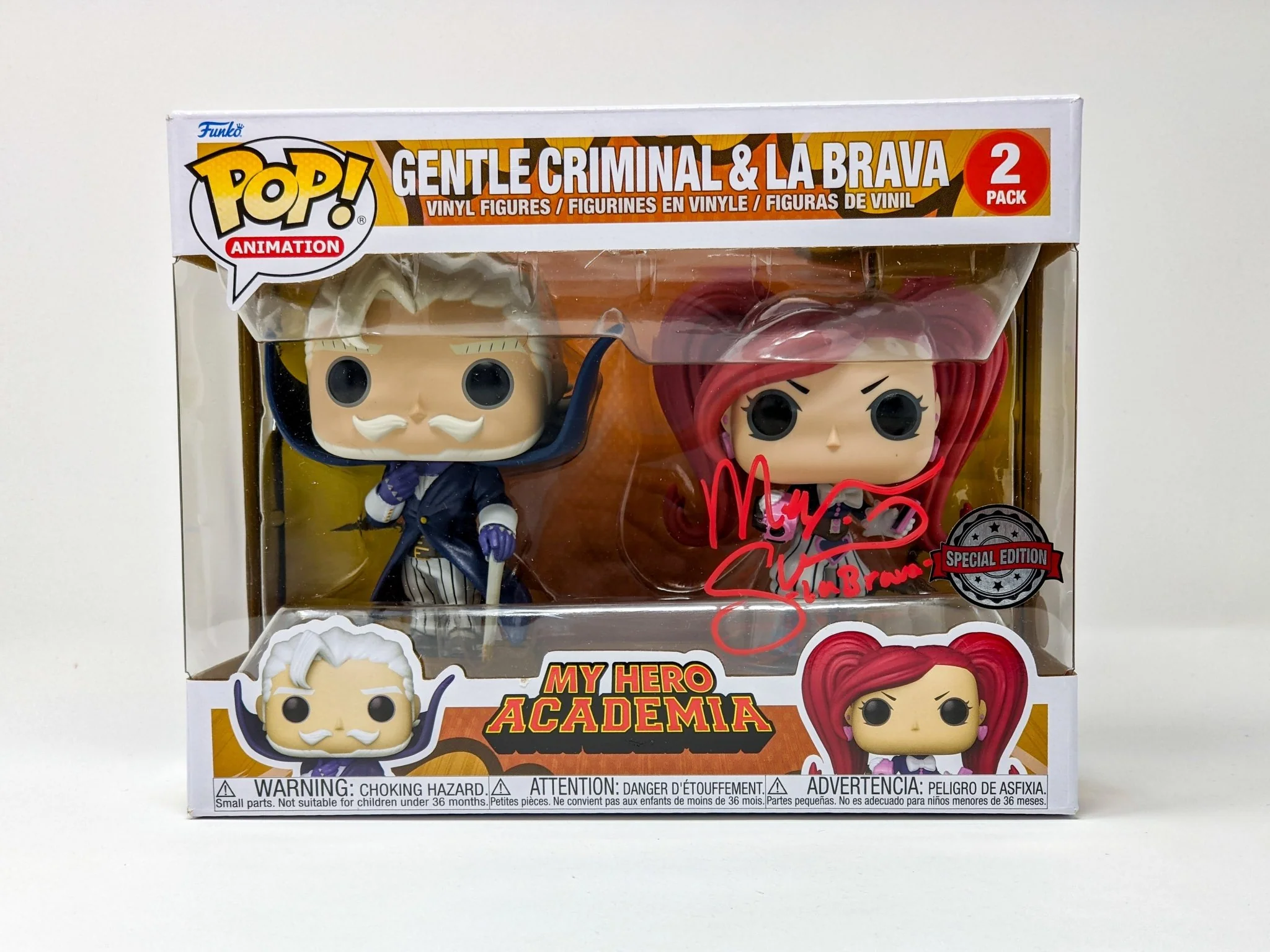 Megan Shipman My Hero Academia 2-Pack Exclusive Signed Funko Pop JSA Certified Autograph - Image 3