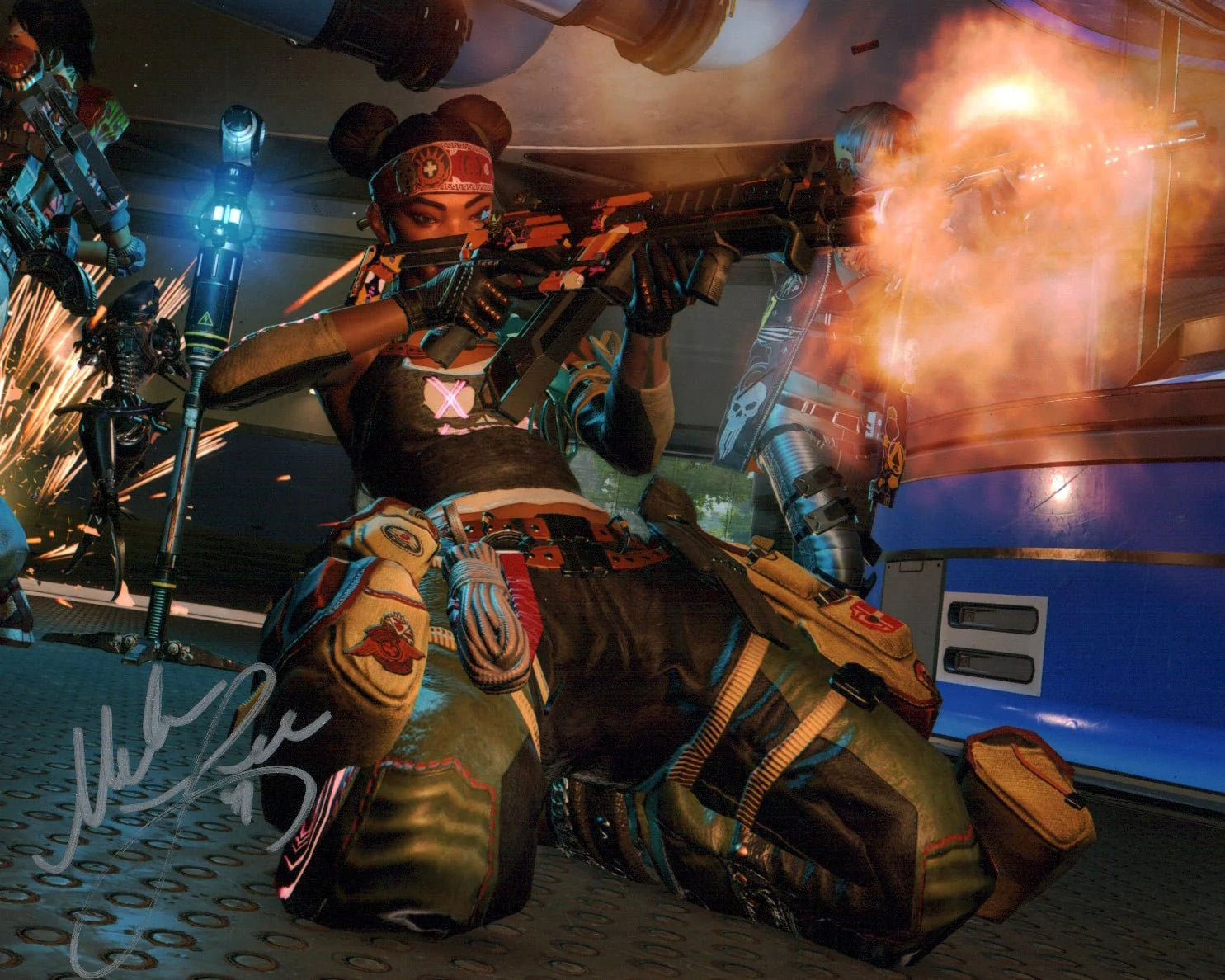 Mela Lee Apex Legends 8x10 Photo Signed Autograph JSA Certified Autograph - Image 5