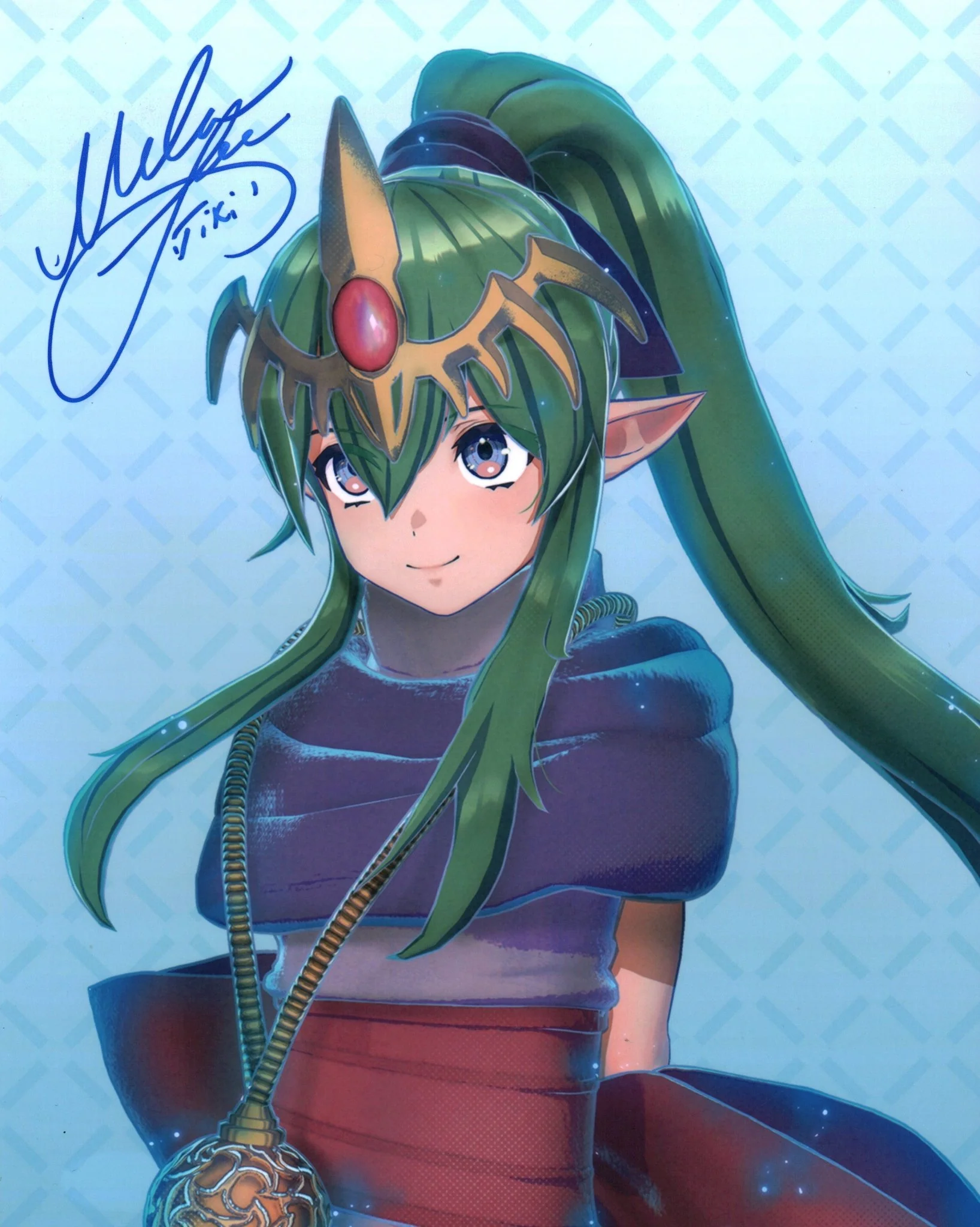 Mela Lee Fire Emblem 8x10 Signed Photo JSA Certified Autograph - Image 2