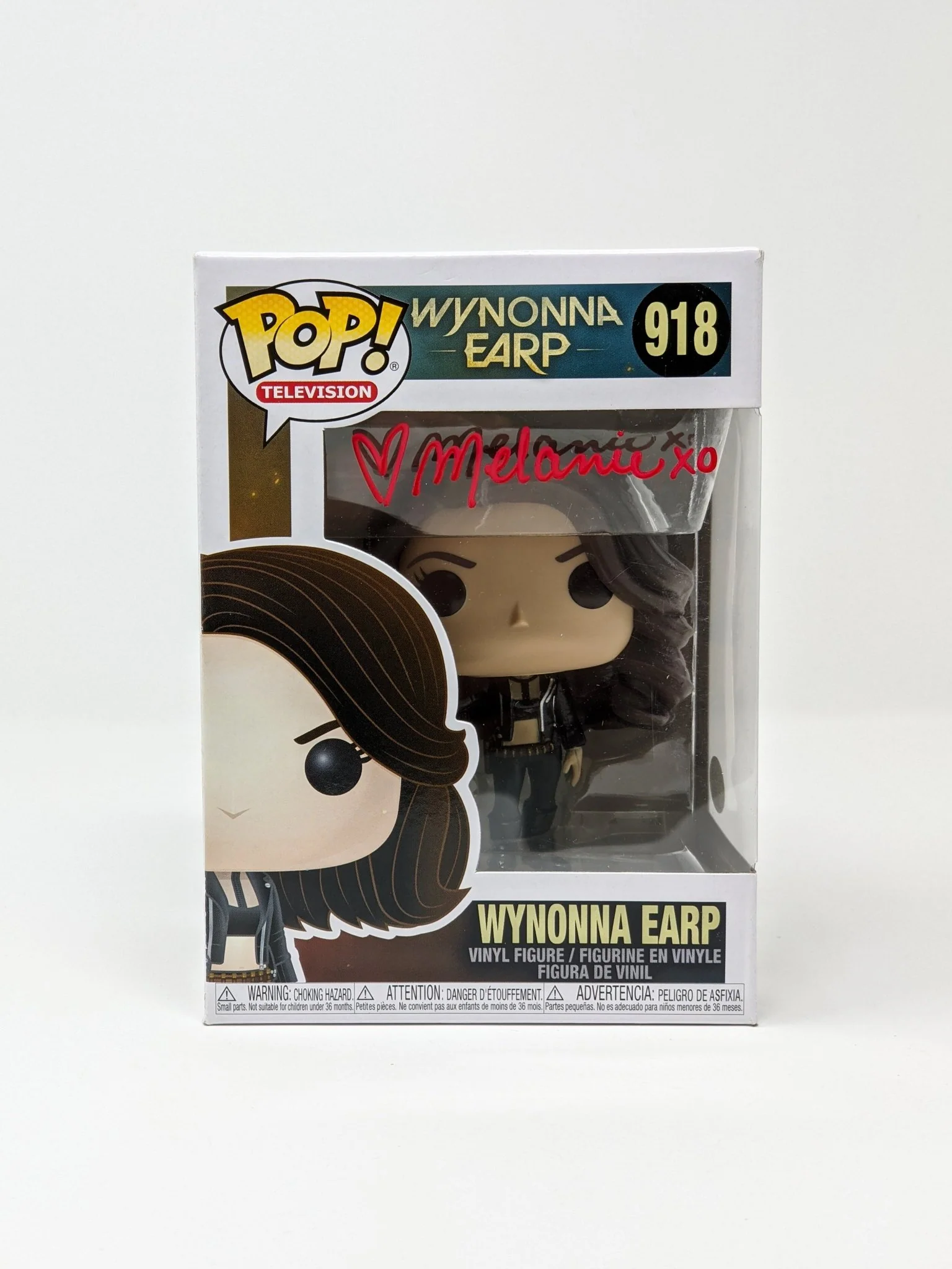 Melanie Scrofano Wynonna Earp #918 Signed Funko Pop JSA Certified Autograph - Image 4