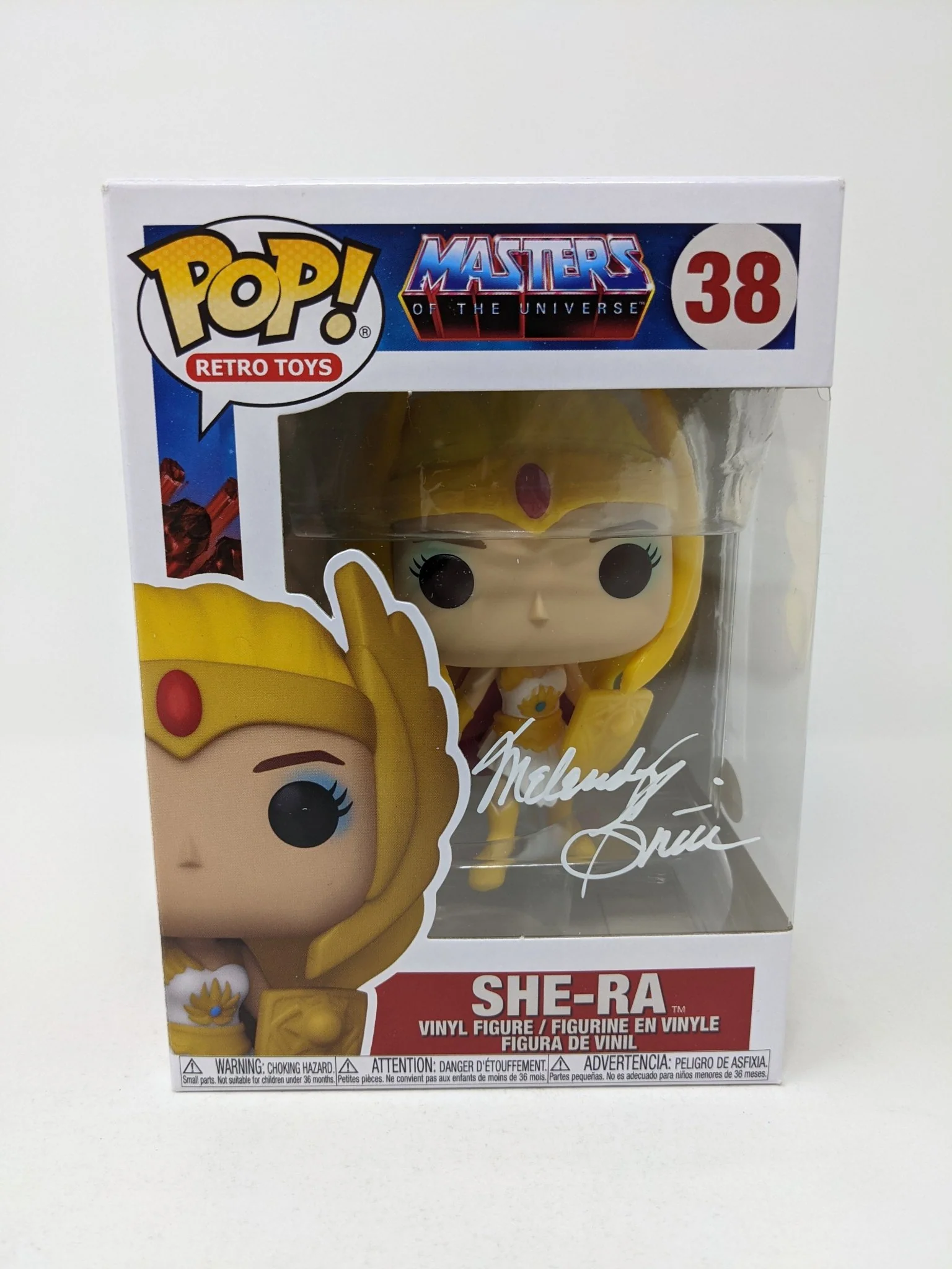 Melendy Britt MOTU She-Ra #38 Signed Funko Pop JSA Certified Autograph - Image 4