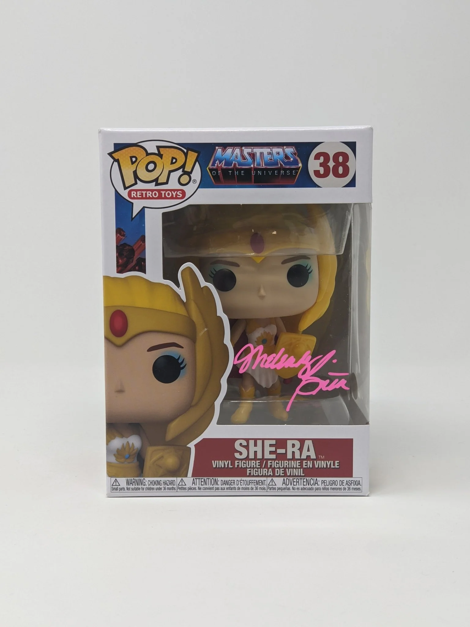Melendy Britt MOTU She-Ra #38 Signed Funko Pop JSA Certified Autograph - Image 5