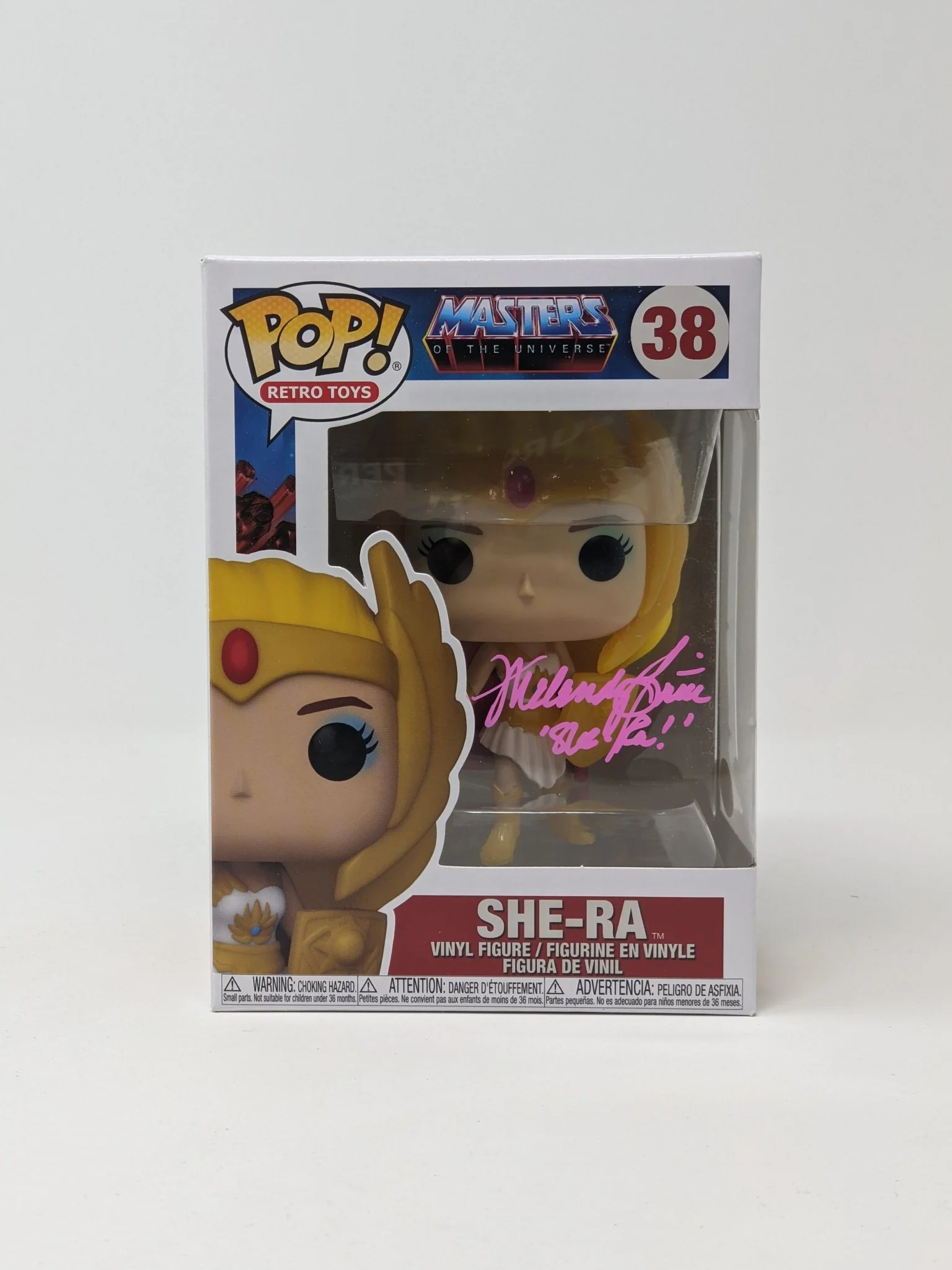 Melendy Britt MOTU She-Ra #38 Signed Funko Pop JSA Certified Autograph - Image 6