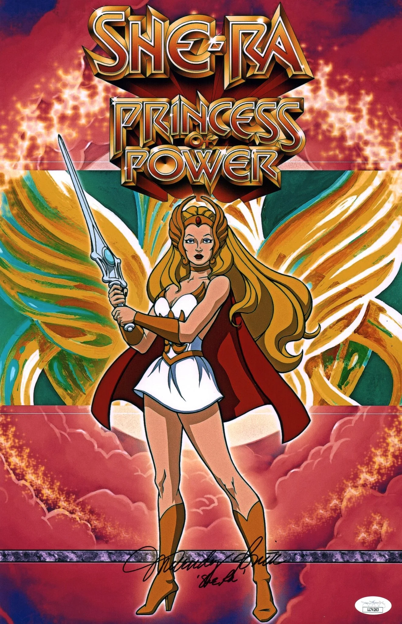 Melendy Britt She-Ra 11x17 Photo Poster Signed JSA Certified Autograph - Image 2