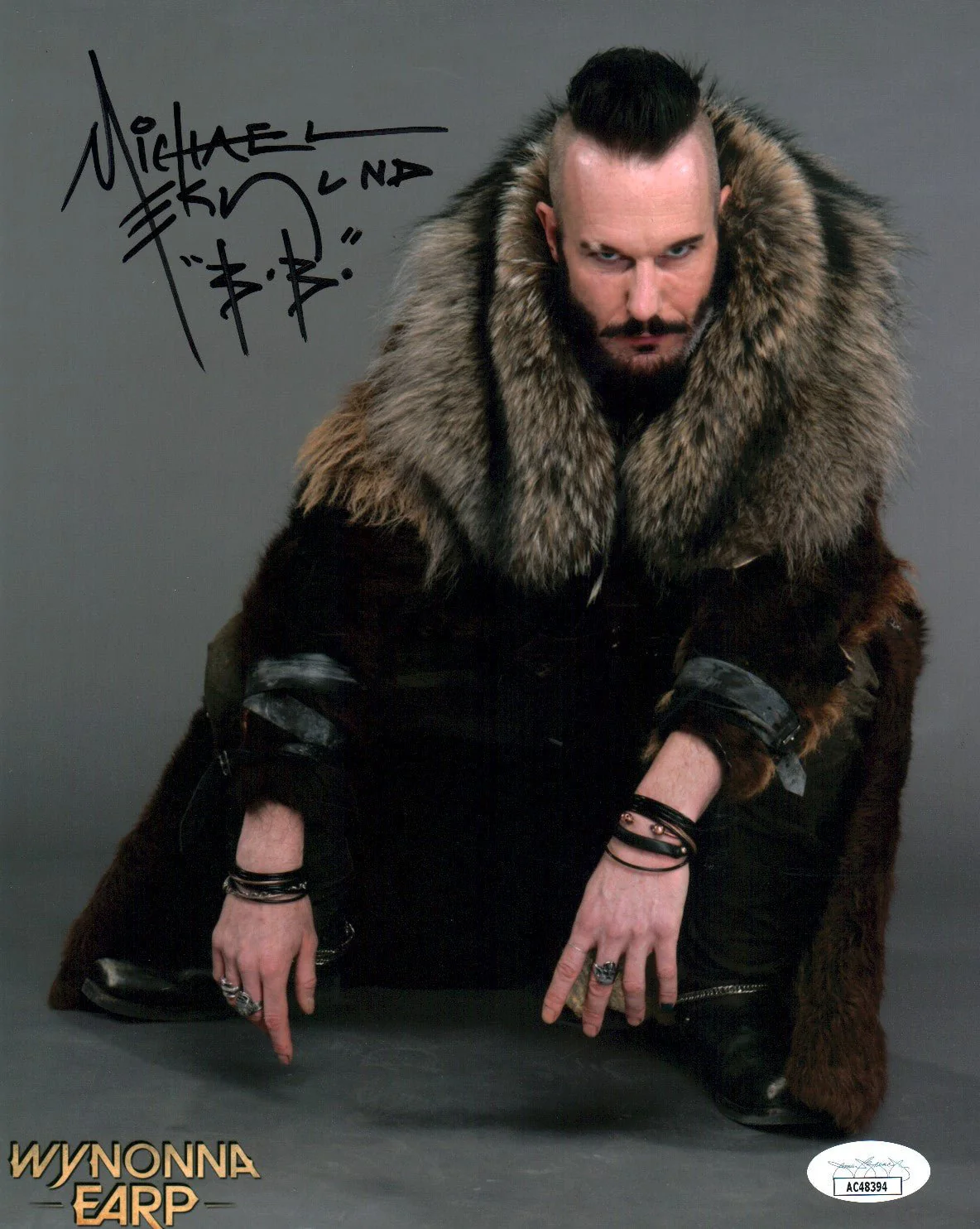 Michael Eklund Wynonna Earp 8x10 Signed Photo JSA Certified Autograph