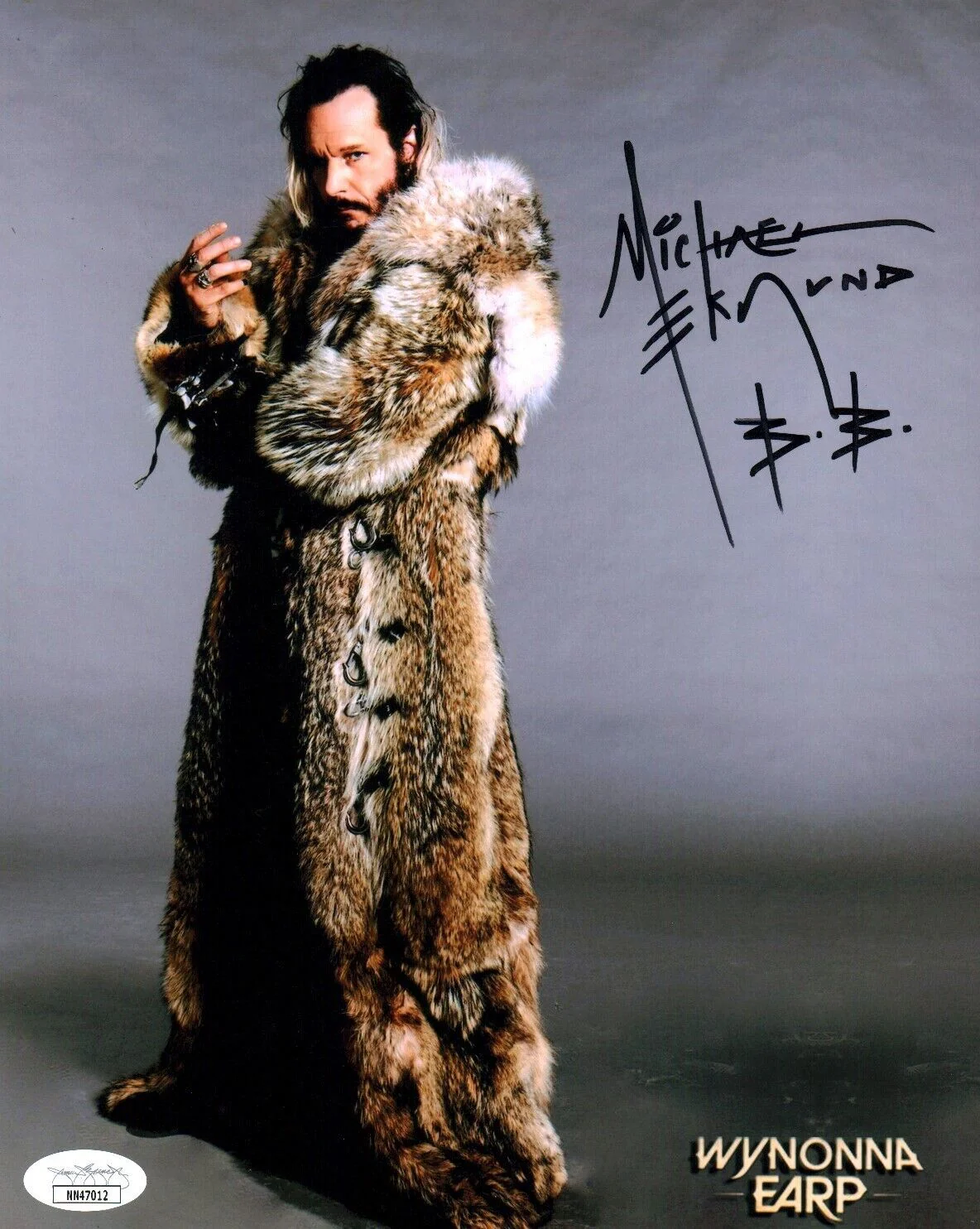Michael Eklund Wynonna Earp 8x10 Signed Photo JSA Certified Autograph