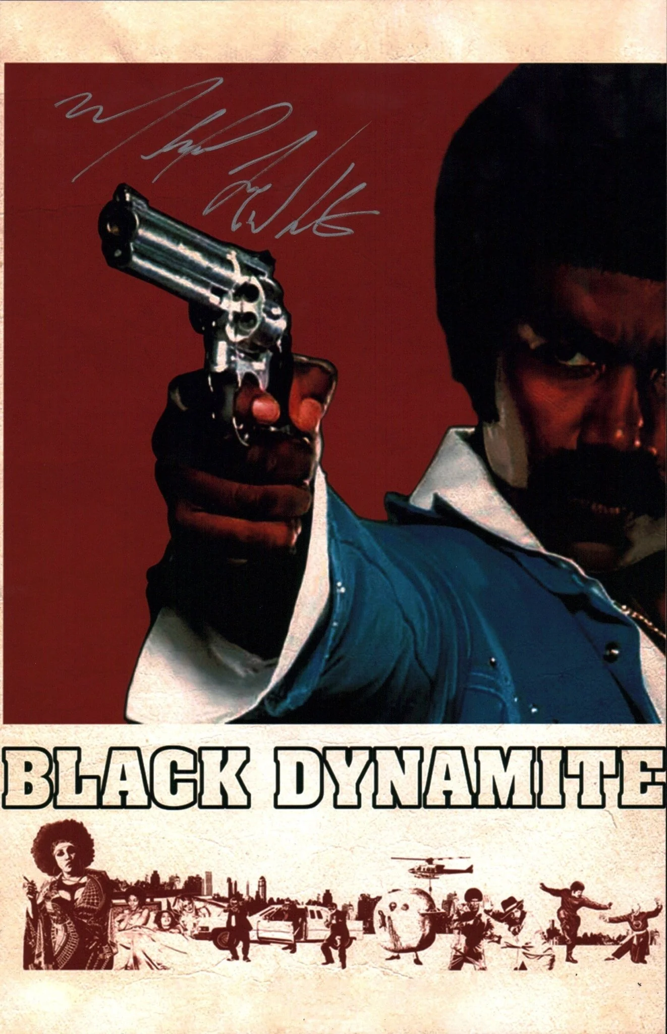 Michael Jai White Black Dynamite 11x17 Signed Photo Poster JSA Certified Autograph - Image 3