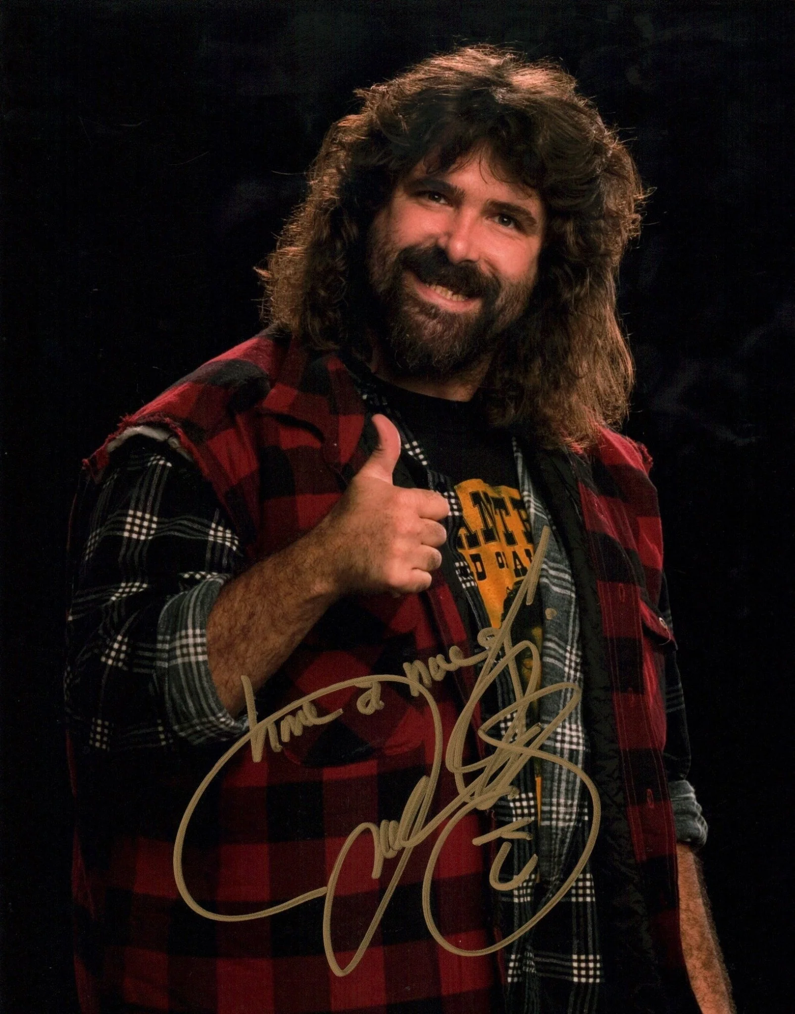 Mick Foley WWE Wrestling 11x14 Signed Photo Poster JSA Certified Autograph - Image 2