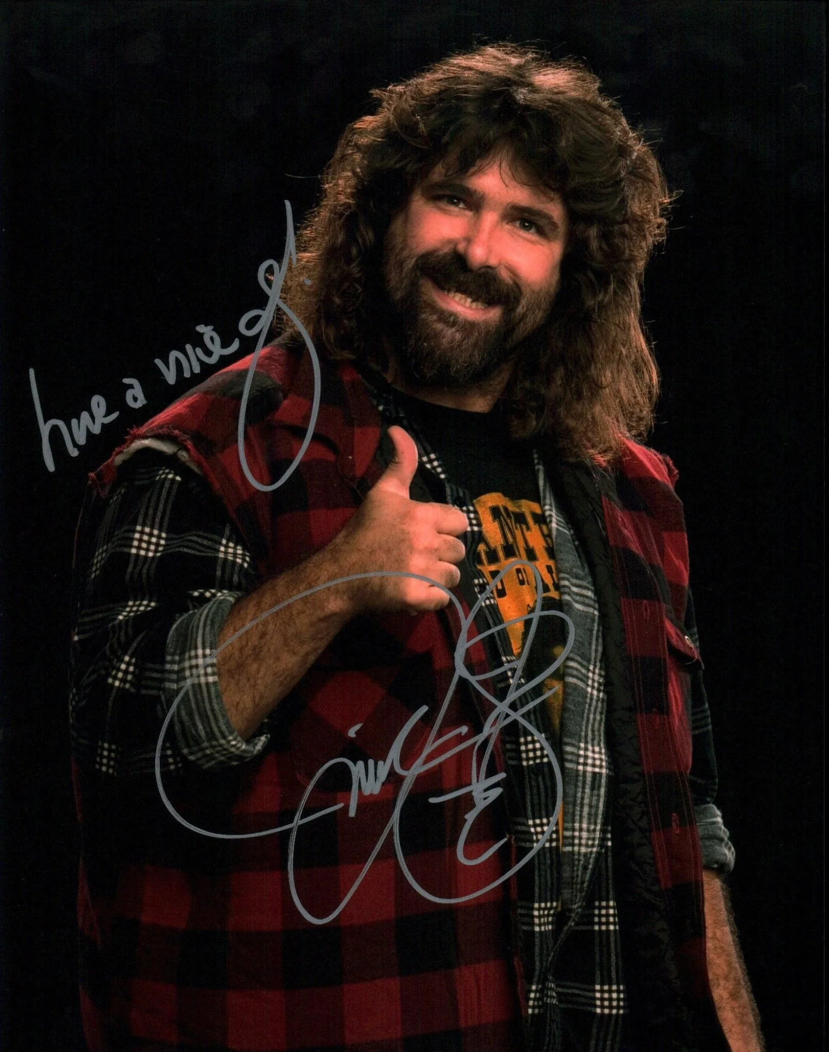 Mick Foley WWE Wrestling 11x14 Signed Photo Poster JSA Certified Autograph - Image 3