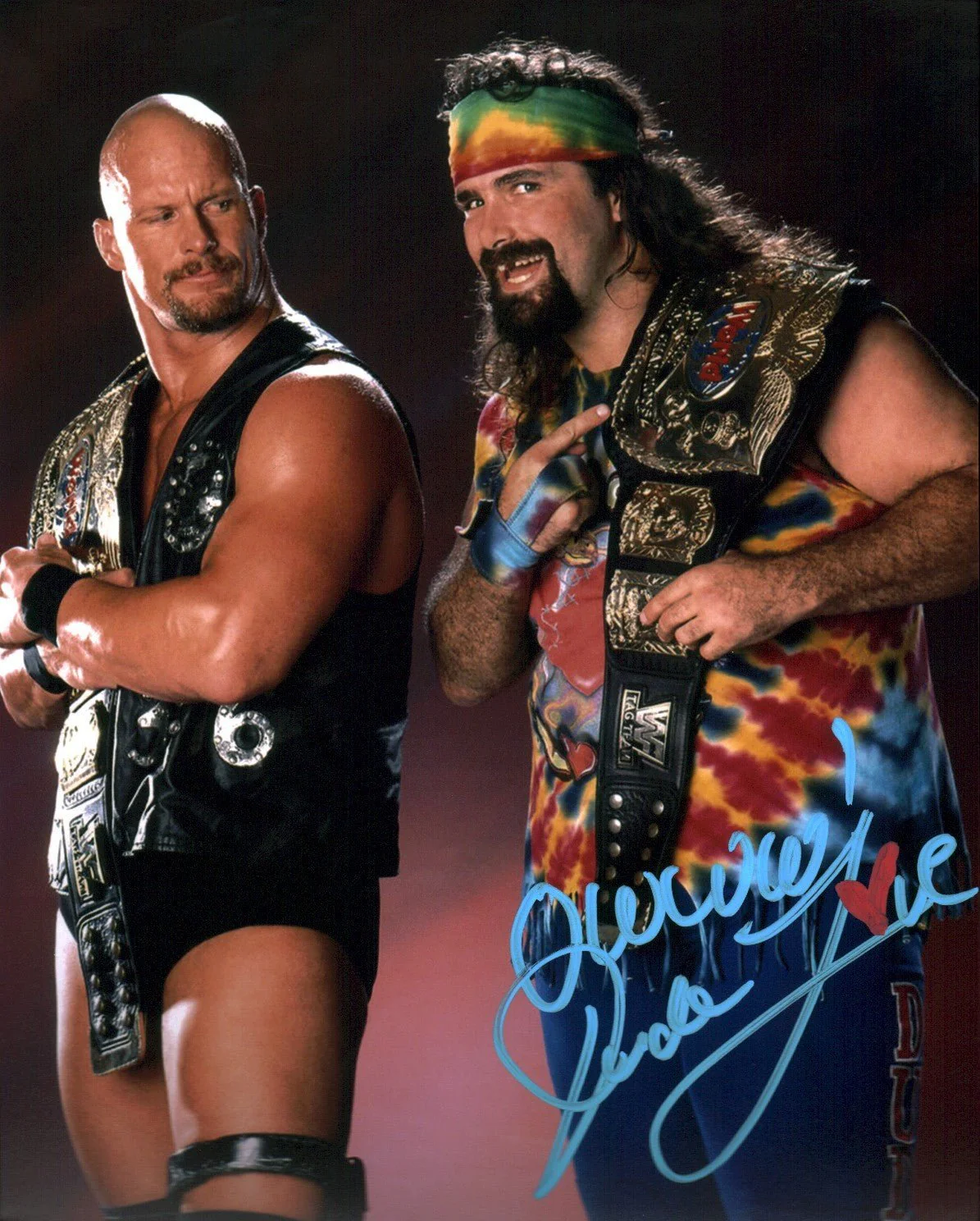 Mick Foley WWE Wrestling 8x10 Signed Photo JSA Certified Autograph - Image 2
