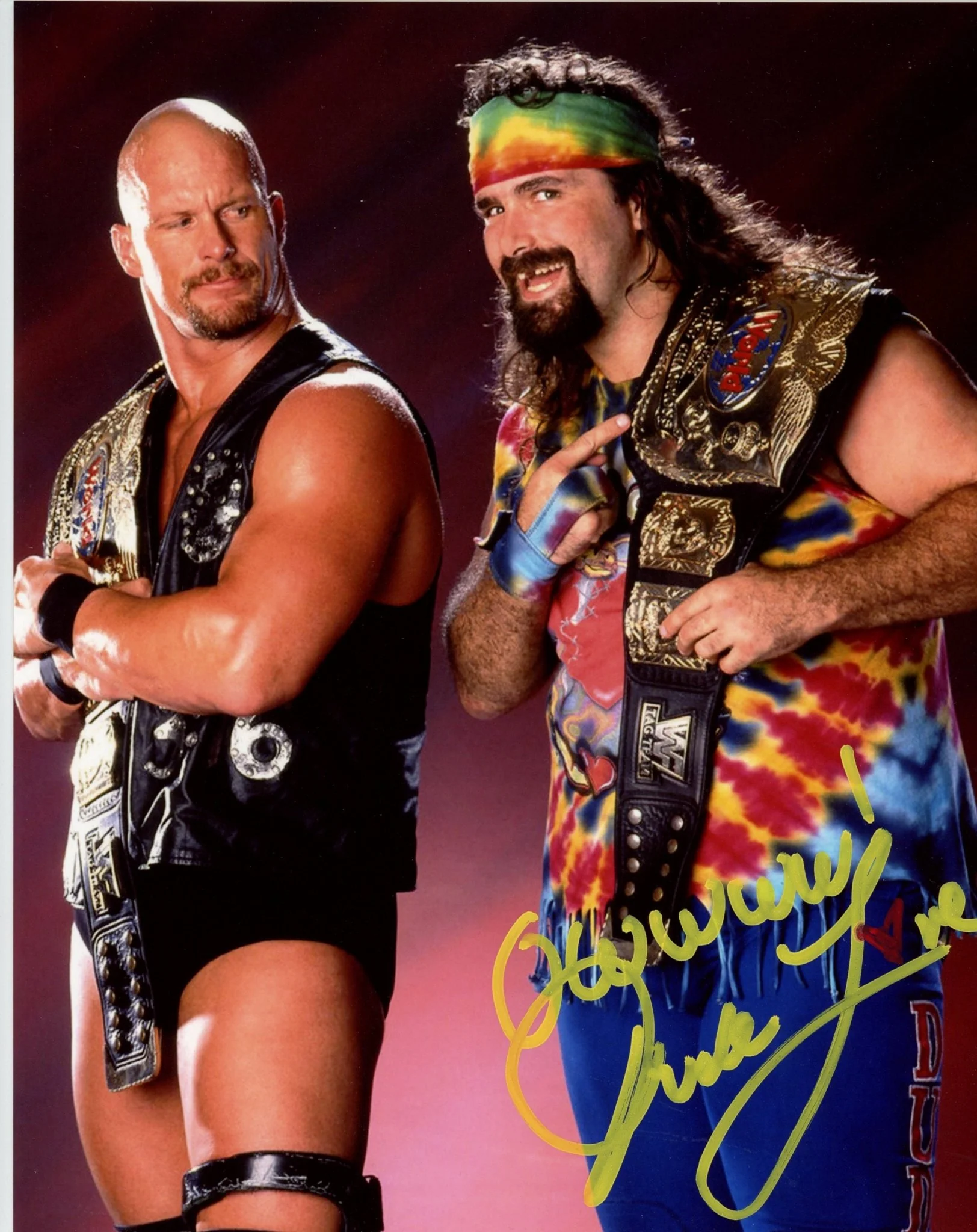 Mick Foley WWE Wrestling 8x10 Signed Photo JSA Certified Autograph - Image 3