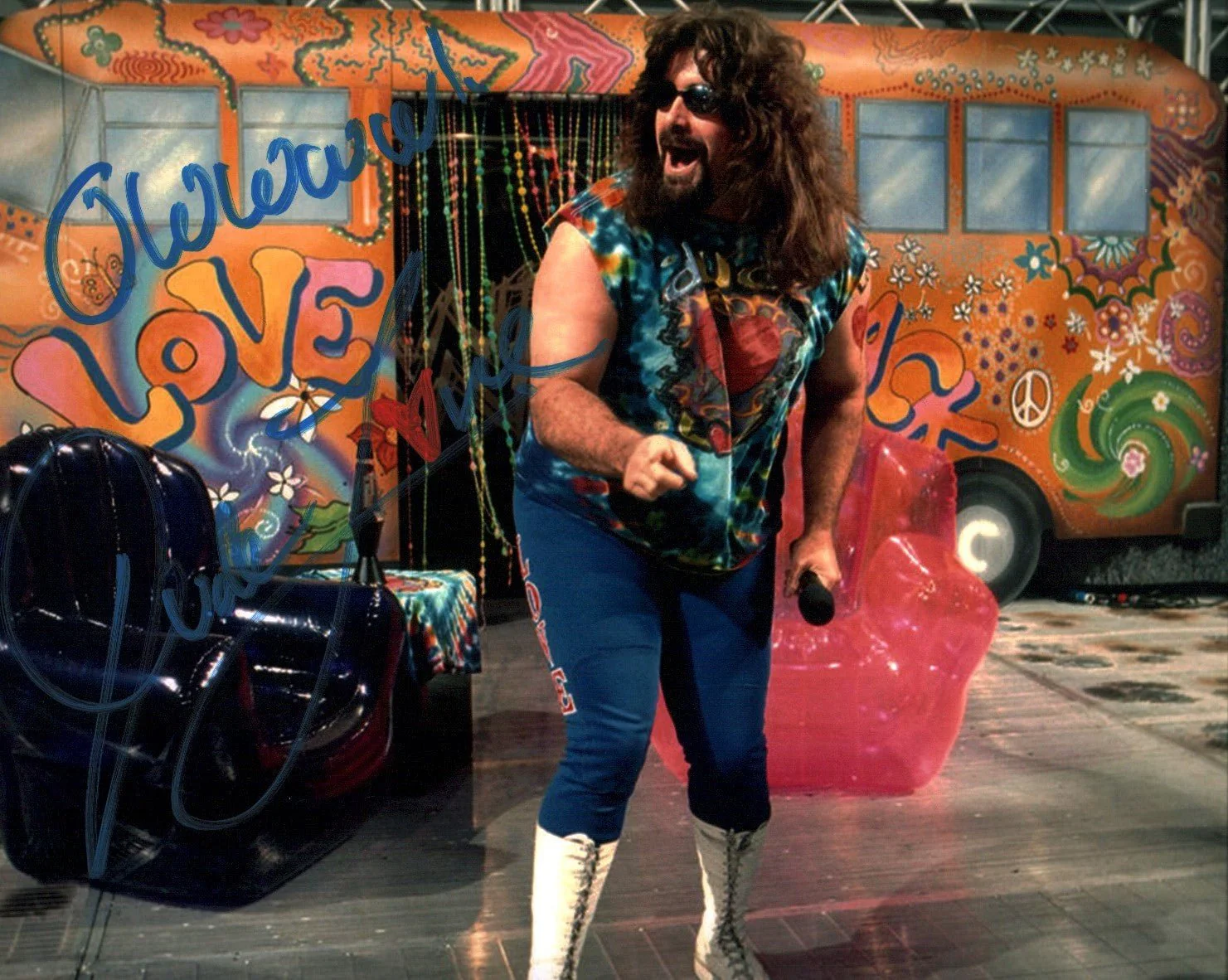 Mick Foley WWE Wrestling 8x10 Signed Photo JSA Certified Autograph - Image 2