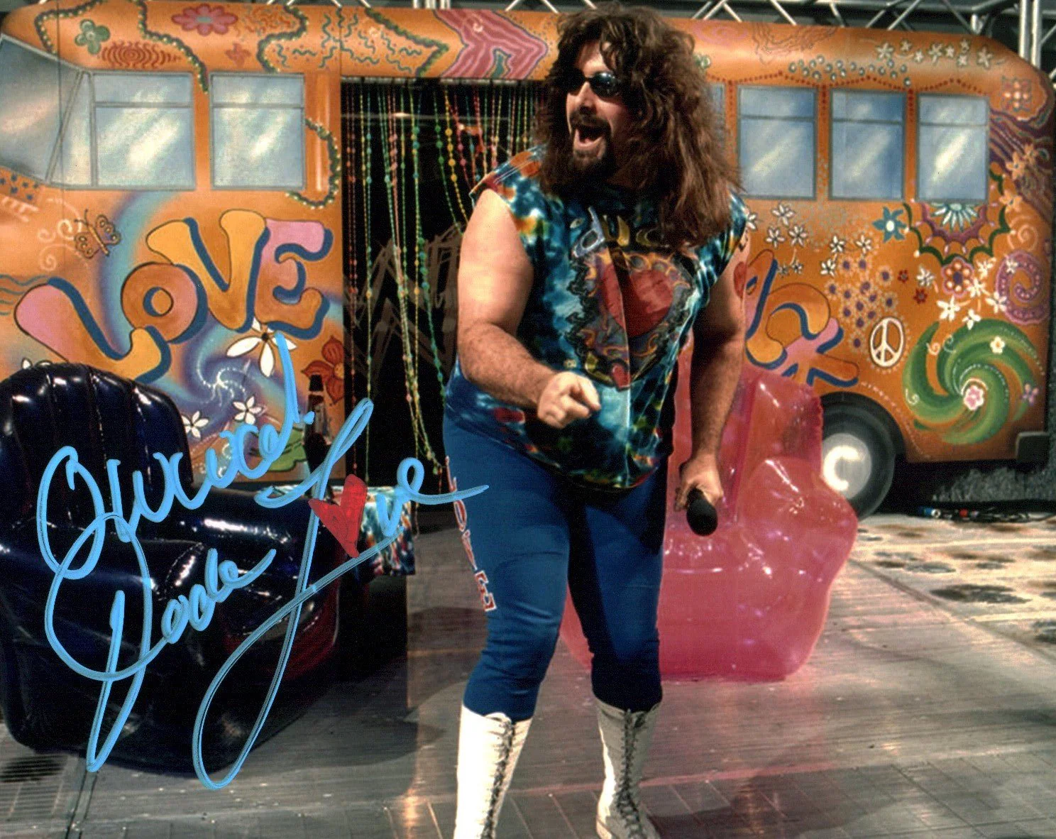Mick Foley WWE Wrestling 8x10 Signed Photo JSA Certified Autograph - Image 3