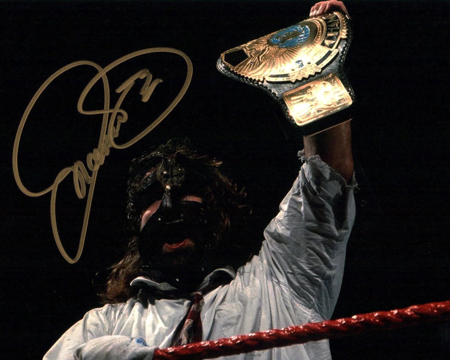 Mick Foley WWE Wrestling 8x10 Signed Photo JSA Certified Autograph - Image 4