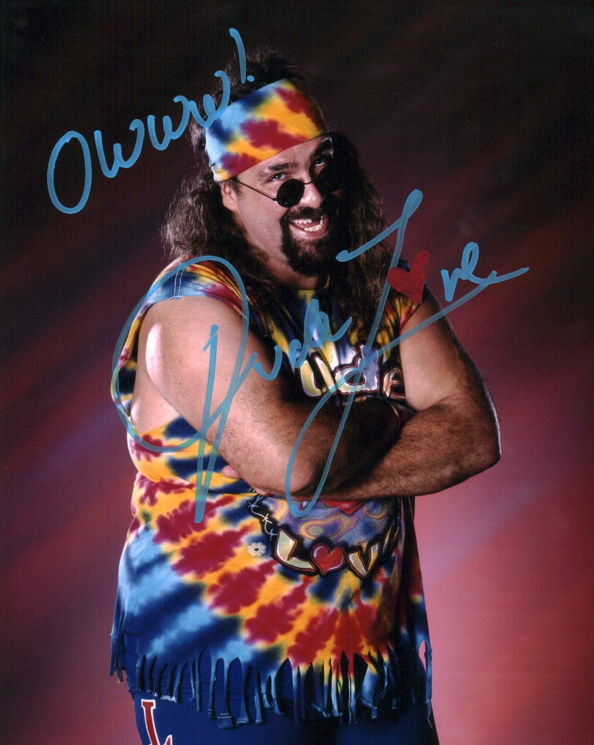 Mick Foley WWE Wrestling 8x10 Signed Photo JSA Certified Autograph - Image 2