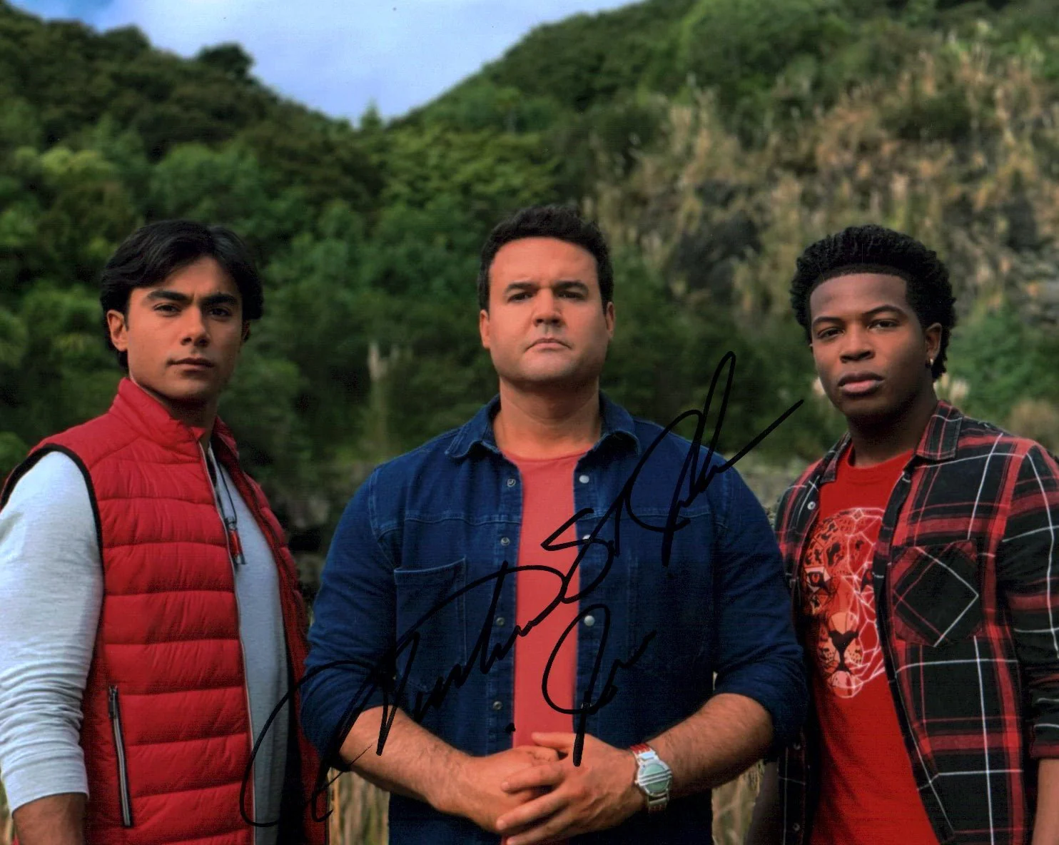 Austin St. John Mighty Morphin Power Rangers 8x10 Signed Photo JSA Certified Autograph