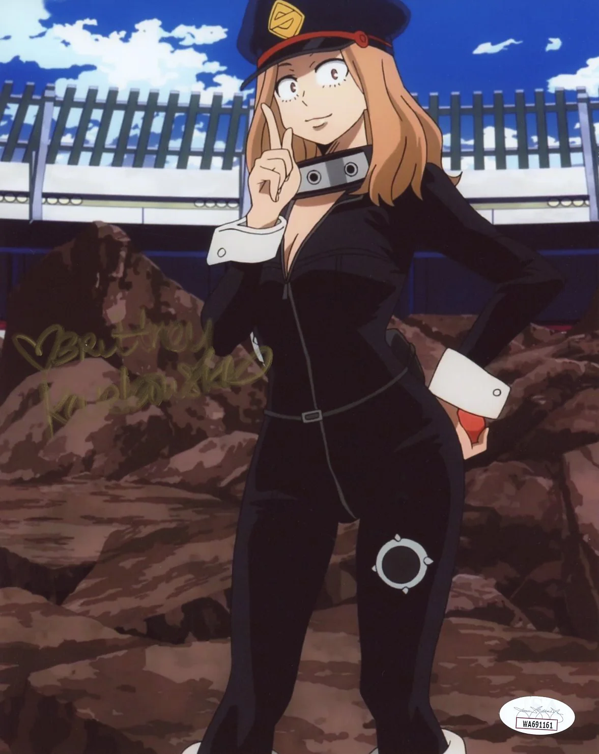 Brittney Karbowski My Hero Academia 8x10 Signed Photo JSA Certified Autograph - Image 2