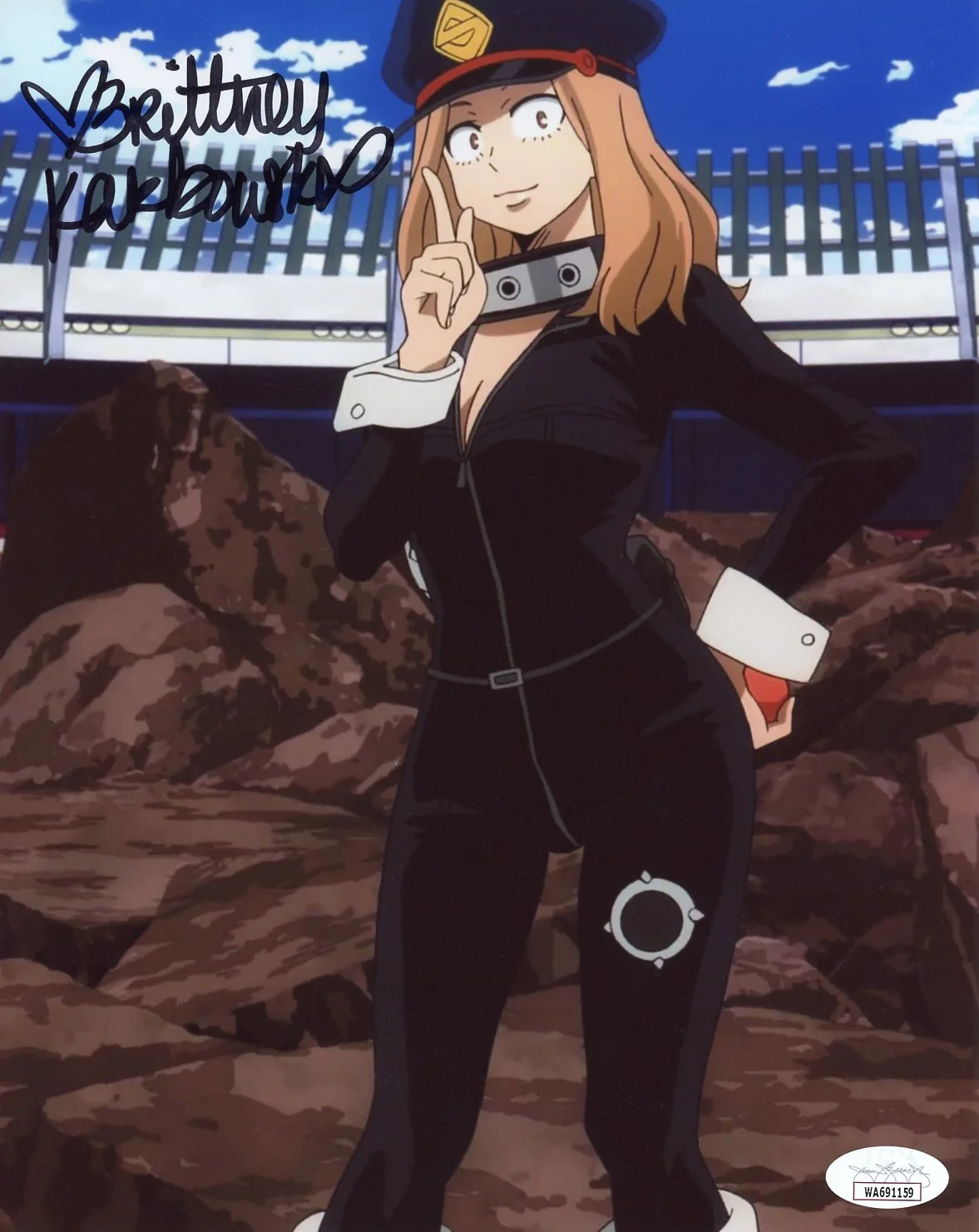 Brittney Karbowski My Hero Academia 8x10 Signed Photo JSA Certified Autograph - Image 3