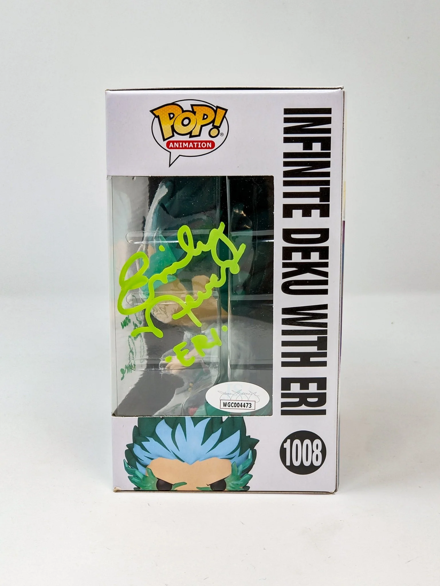 My Hero Academia Infinite Deku with Eri #1008 Funko Pop Cast x2 Signed Briner, Neves JSA Certified Autograph - Image 4