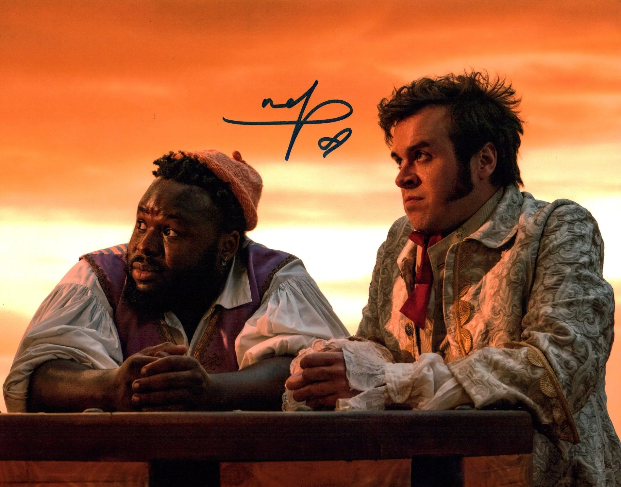 Nathan Foad Our Flag Means Death 11x14 Signed Photo Poster JSA Certified Autograph - Image 2