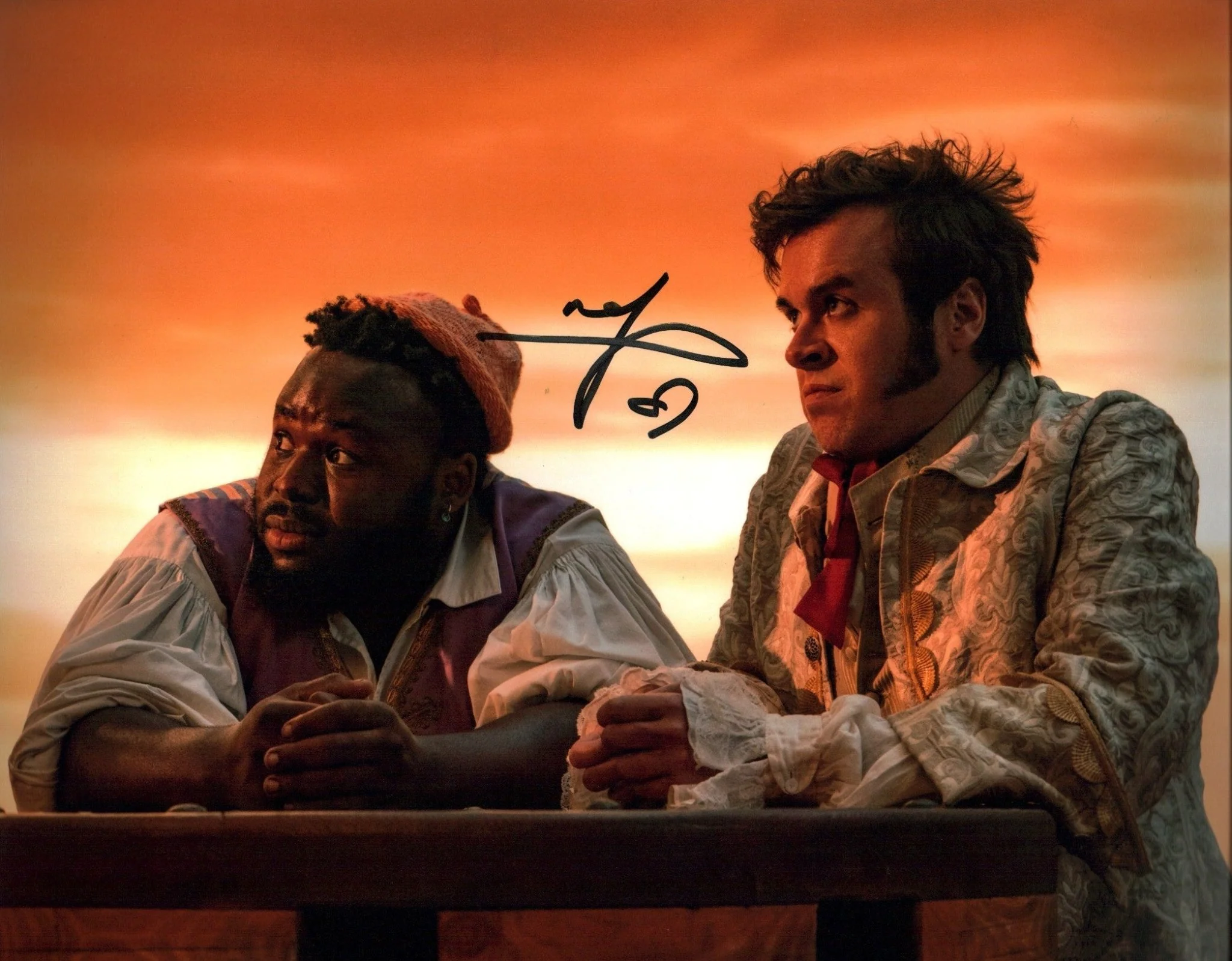 Nathan Foad Our Flag Means Death 11x14 Signed Photo Poster JSA Certified Autograph - Image 3