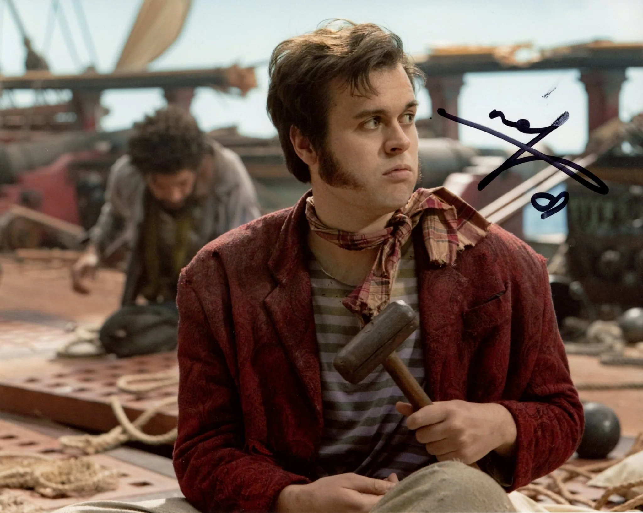 Nathan Foad Our Flag Means Death 8x10 Signed Photo (Smudged) JSA Certified Autograph - Image 10