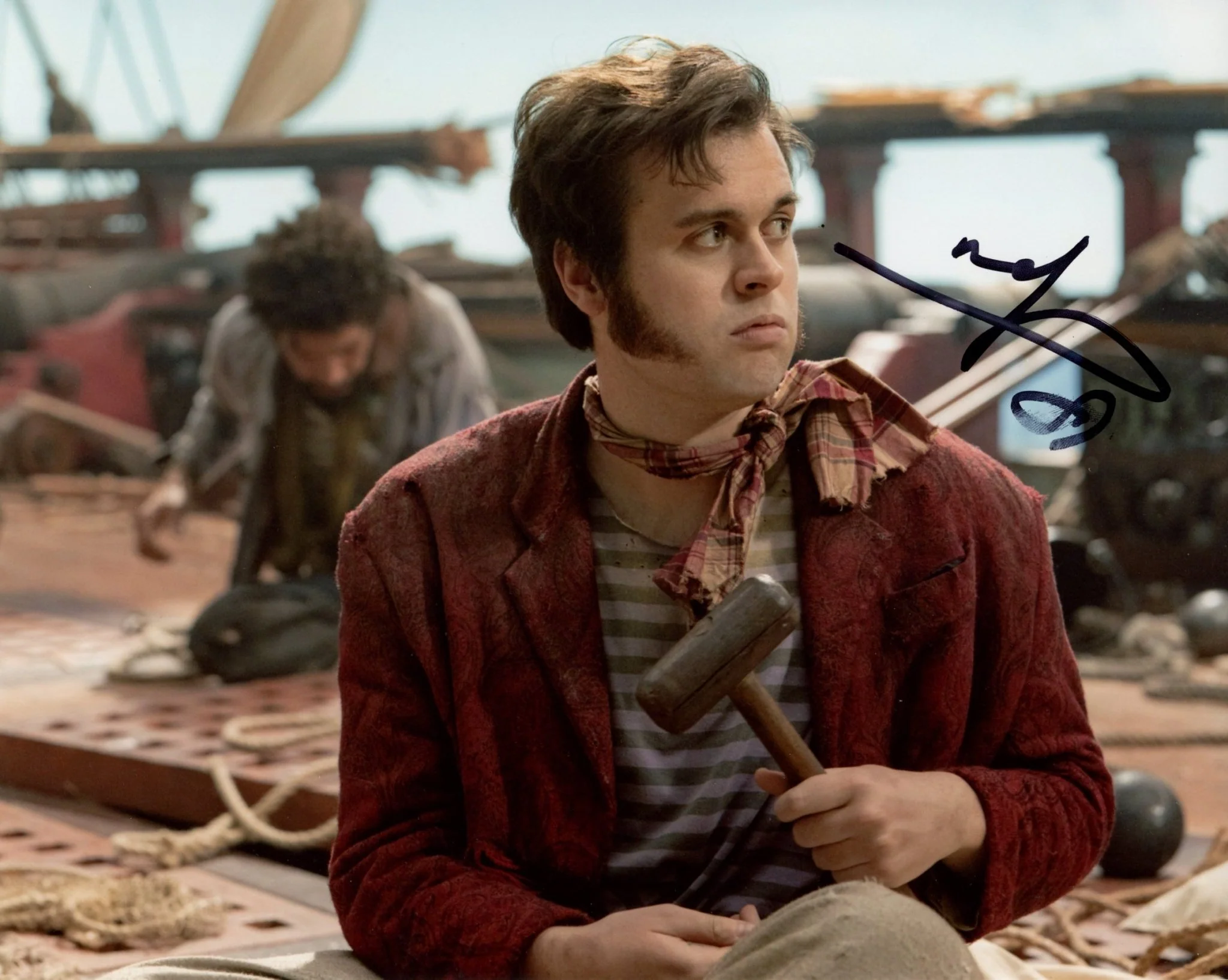 Nathan Foad Our Flag Means Death 8x10 Signed Photo (Smudged) JSA Certified Autograph - Image 11
