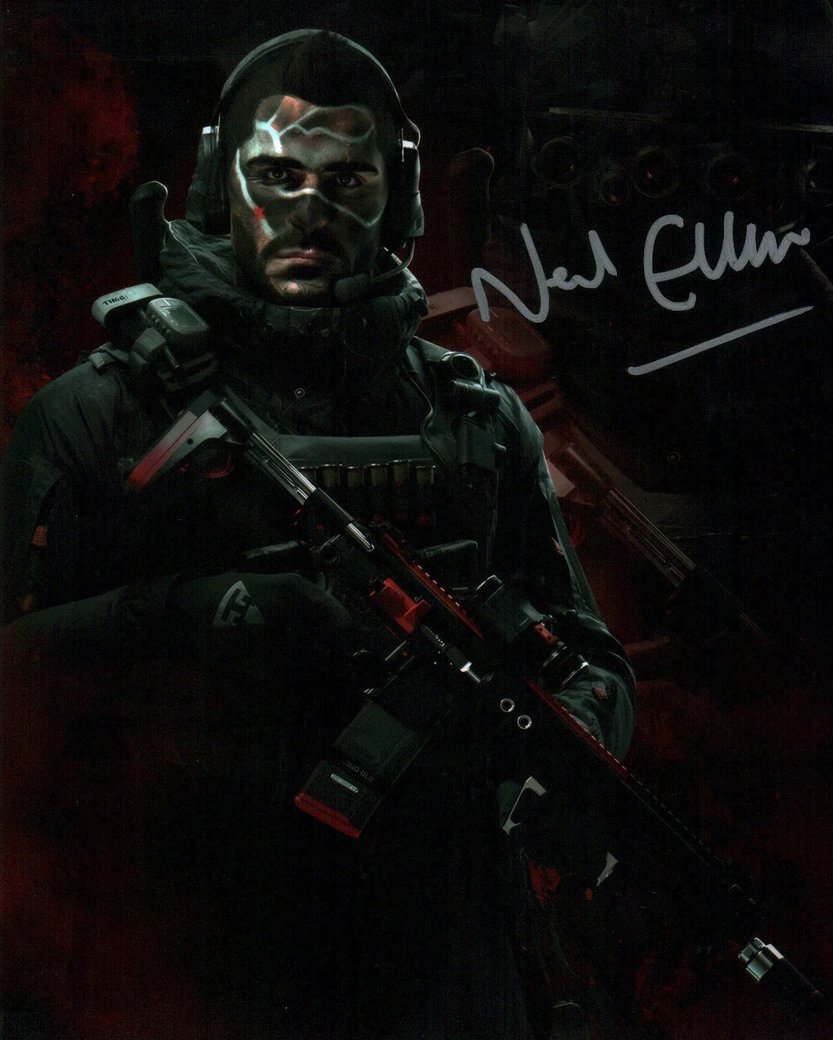 Neil Ellice Call of Duty: Modern Warfare III 8x10 Signed Photo JSA Certified Autograph - Image 2