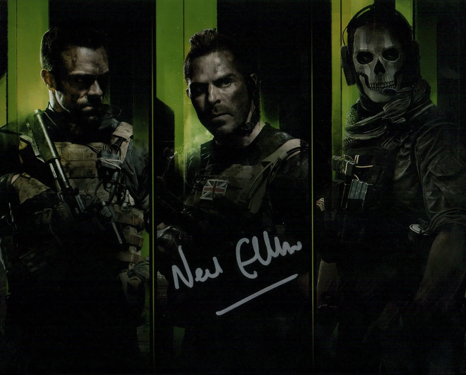 Neil Ellice Call of Duty: Modern Warfare III 8x10 Signed Photo JSA Certified Autograph - Image 2