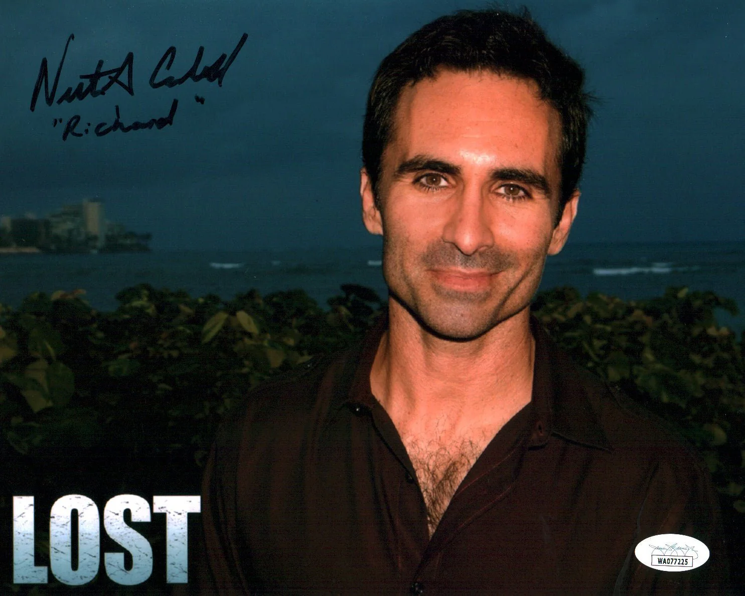 Nestor Carbonell Lost 8x10 Signed Photo JSA Certified Autograph