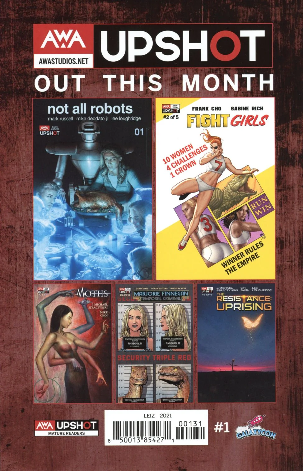 Not All Robots #1 GalaxyCon Exclusive Leila Leiz Variant Comic Book - Image 3