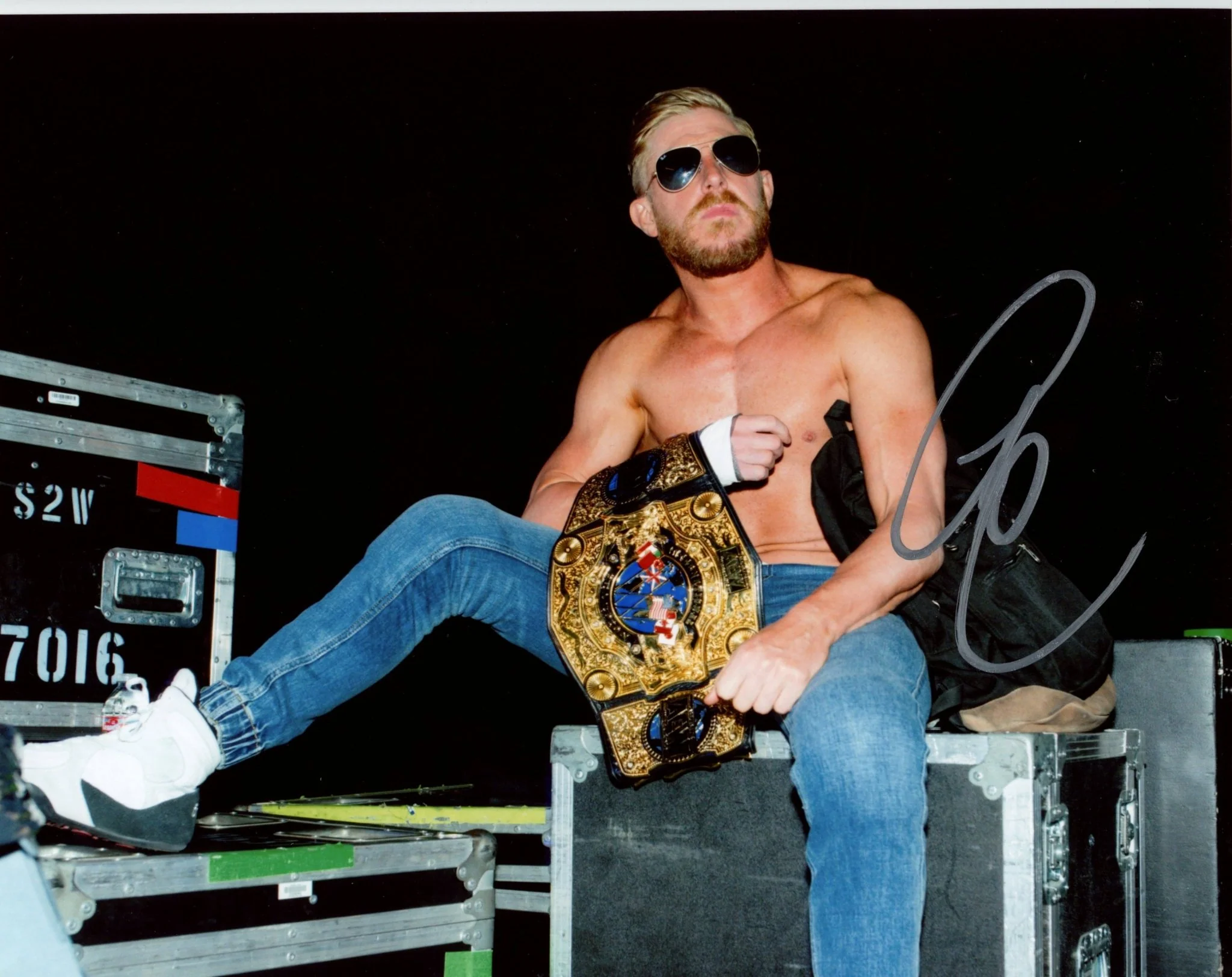 Orange Cassidy AEW Wrestling 8x10 Signed Photo JSA Certified Autograph - Image 2