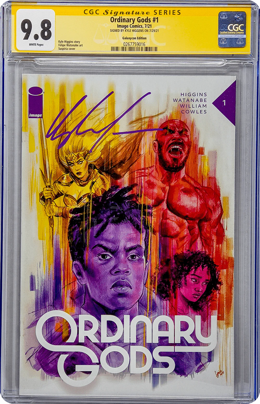 Ordinary Gods #1 Suspiria Exclusive Variant CGC Signature Series 9.8 Kyle Higgins - Image 2