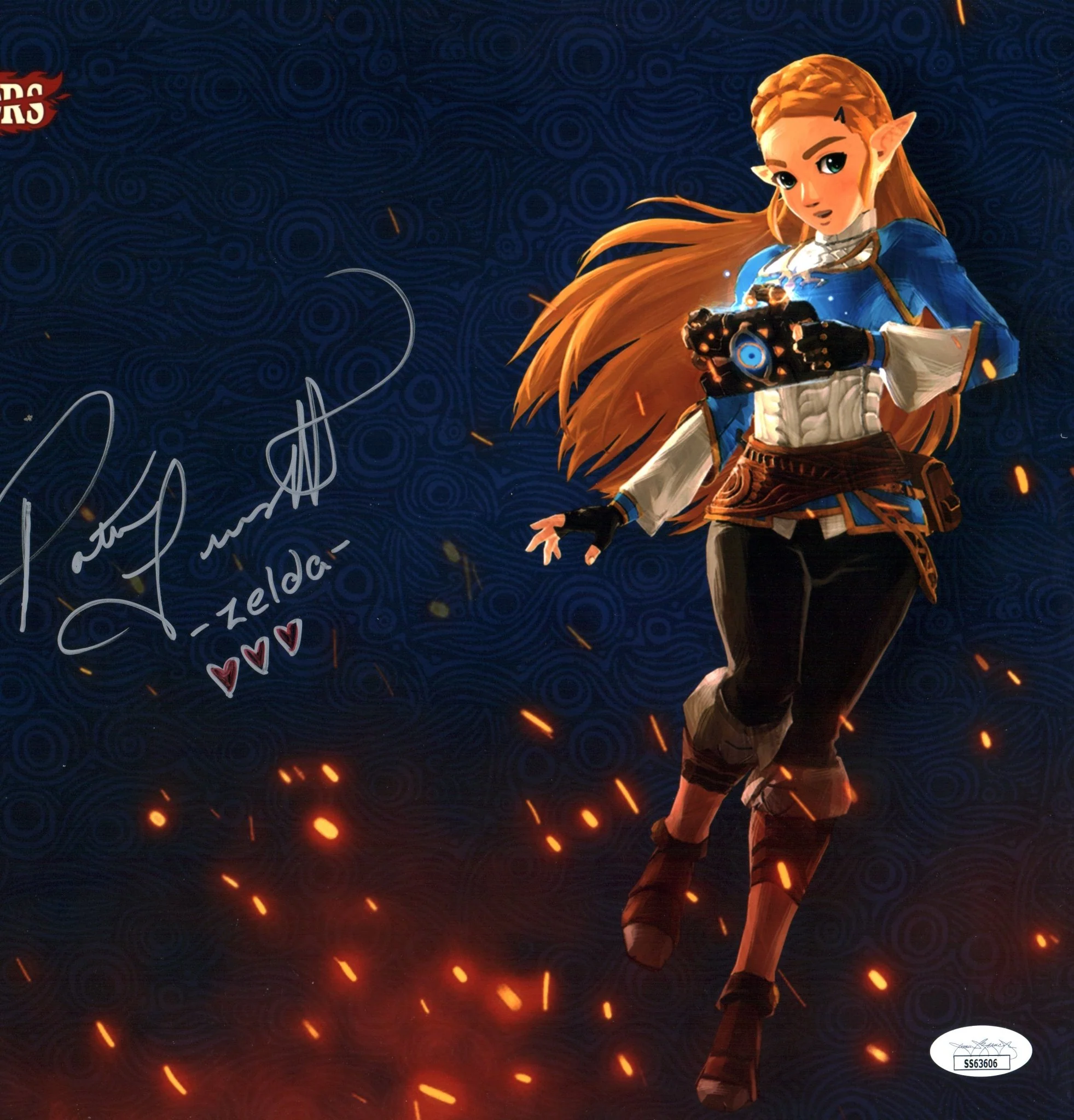 Patricia Summersett Legend of Zelda 11X14 Mini Poster Signed JSA Certified Autographed - Image 2
