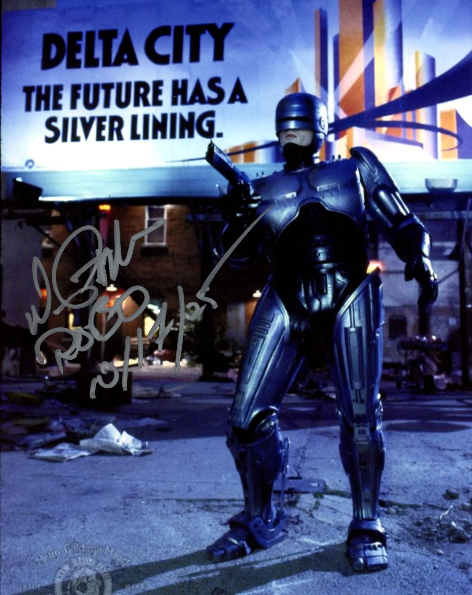 Peter Weller RoboCop 8x10 Signed Photo JSA Certified Autograph