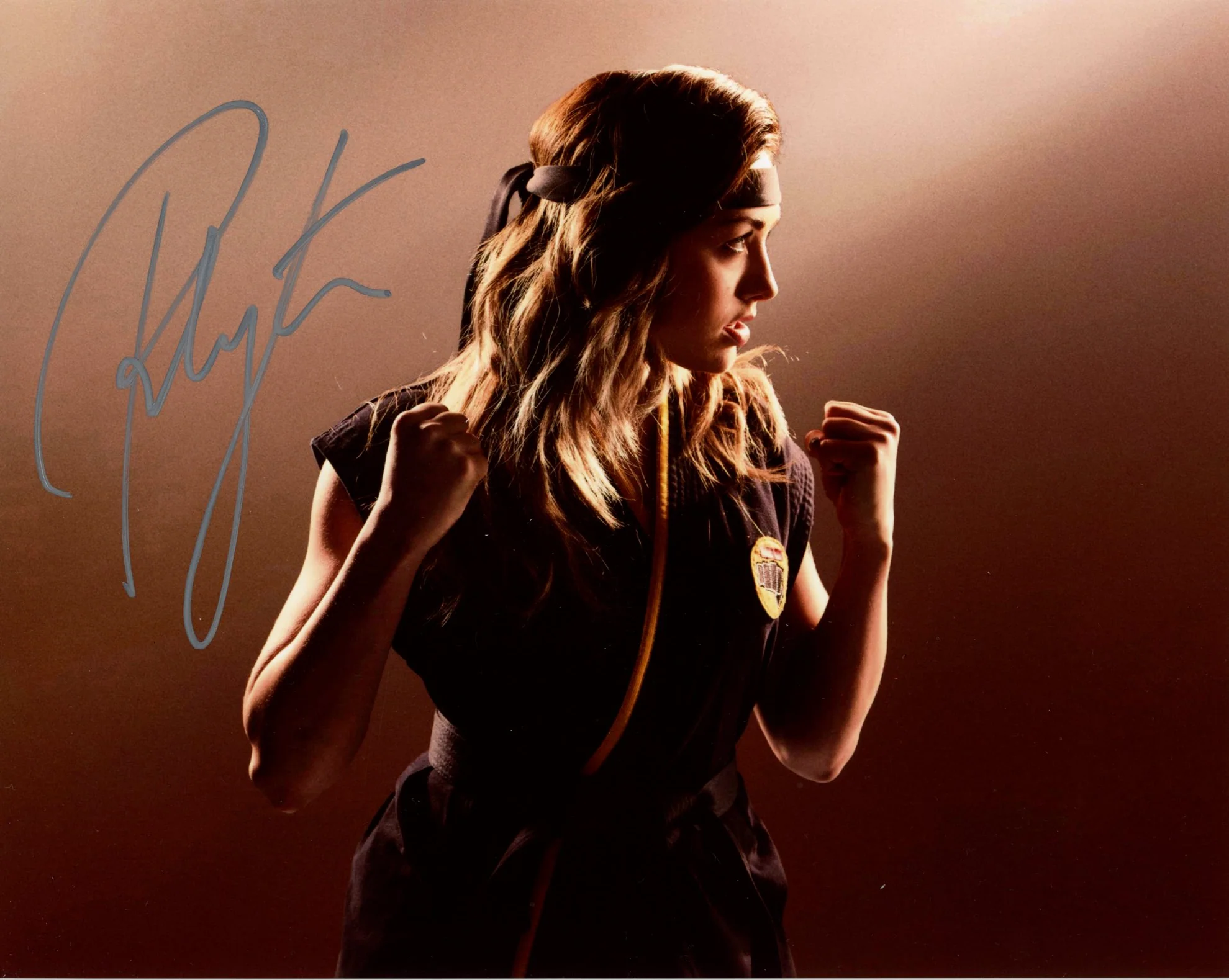 Peyton List Cobra Kai 8x10 Signed Photo JSA Certified Autograph