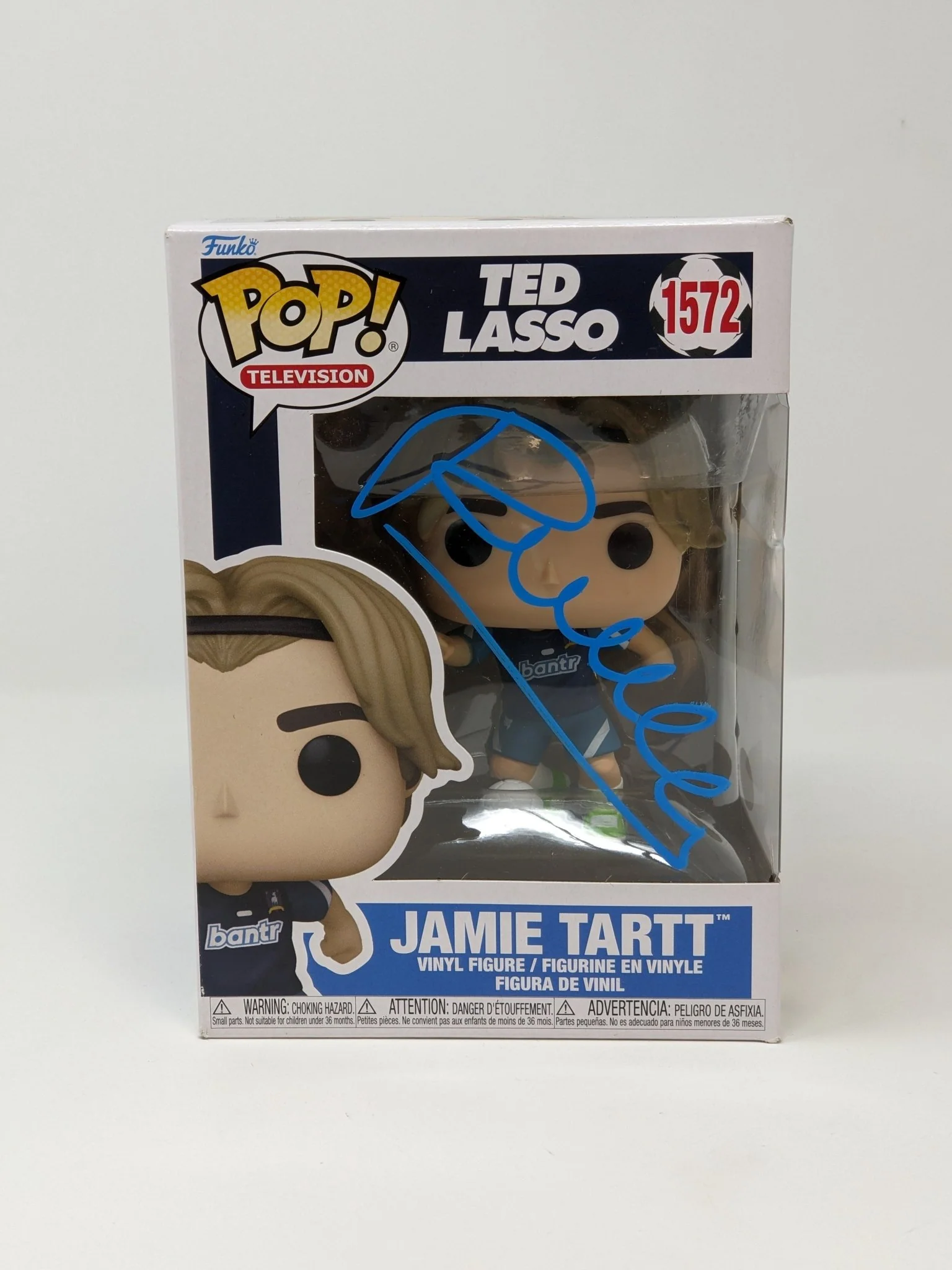 Phil Dunster Ted Lasso Jamie Tartt #1572 Signed Funko Pop JSA Certified Autograph - Image 3