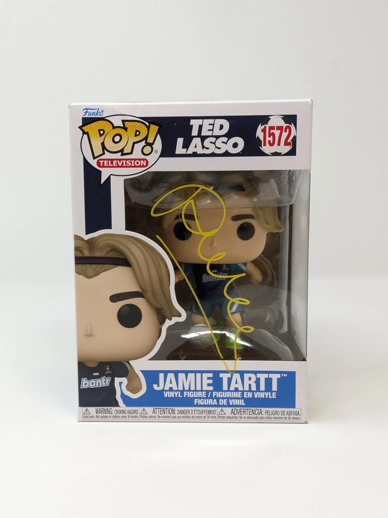 Phil Dunster Ted Lasso Jamie Tartt #1572 Signed Funko Pop JSA Certified Autograph - Image 4