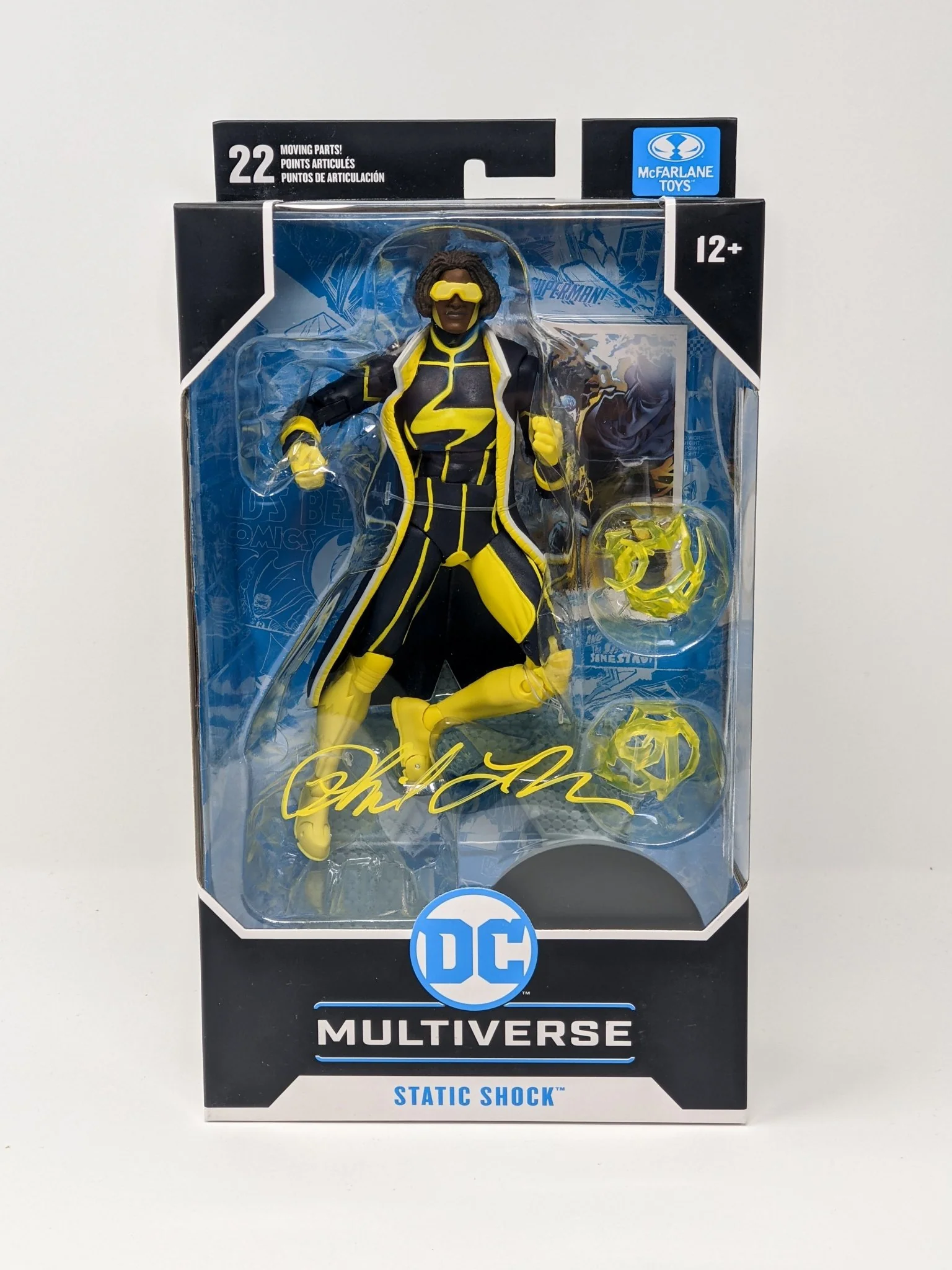 Phil LaMarr Static Shock Signed McFarlane Figure JSA Certified Autograph