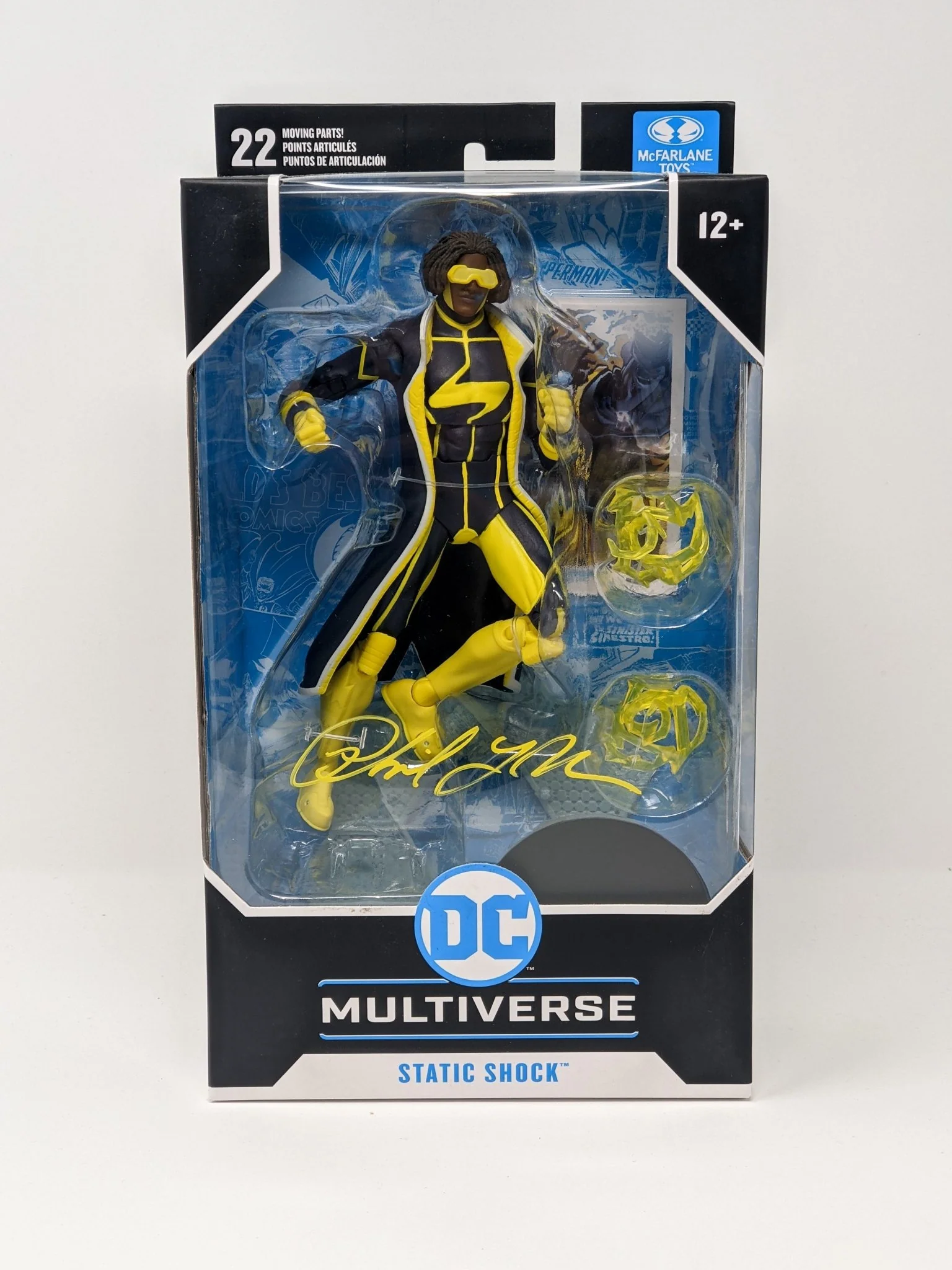 Phil LaMarr Static Shock Signed McFarlane Figure JSA Certified Autograph - Image 2
