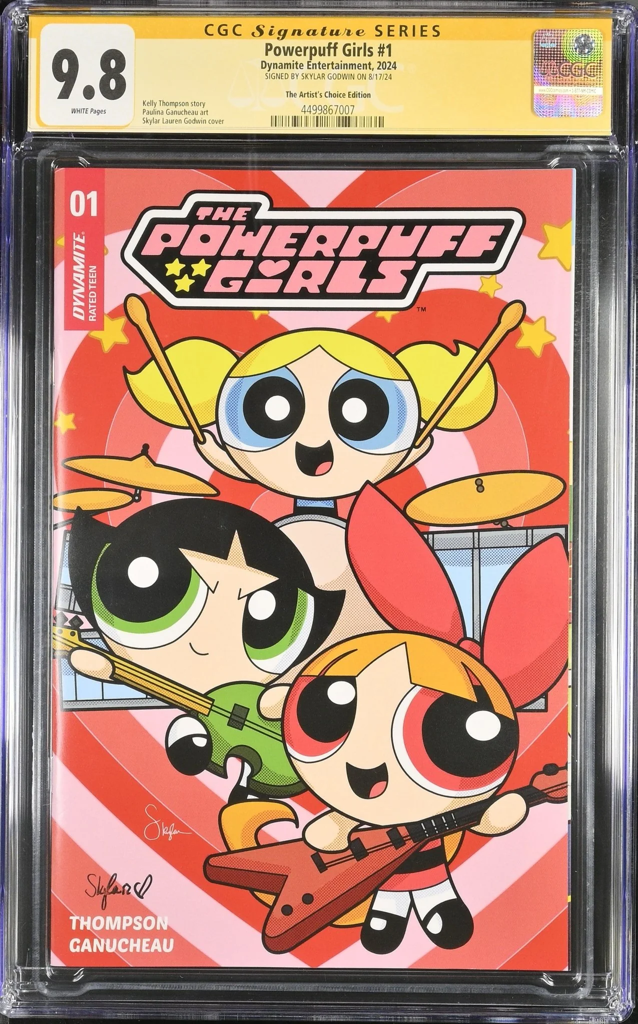 Powerpuff Girls #1 The Artist's Choice Edition CGC Signature Series 9.8 Signed by Skylar Godwin - Image 2
