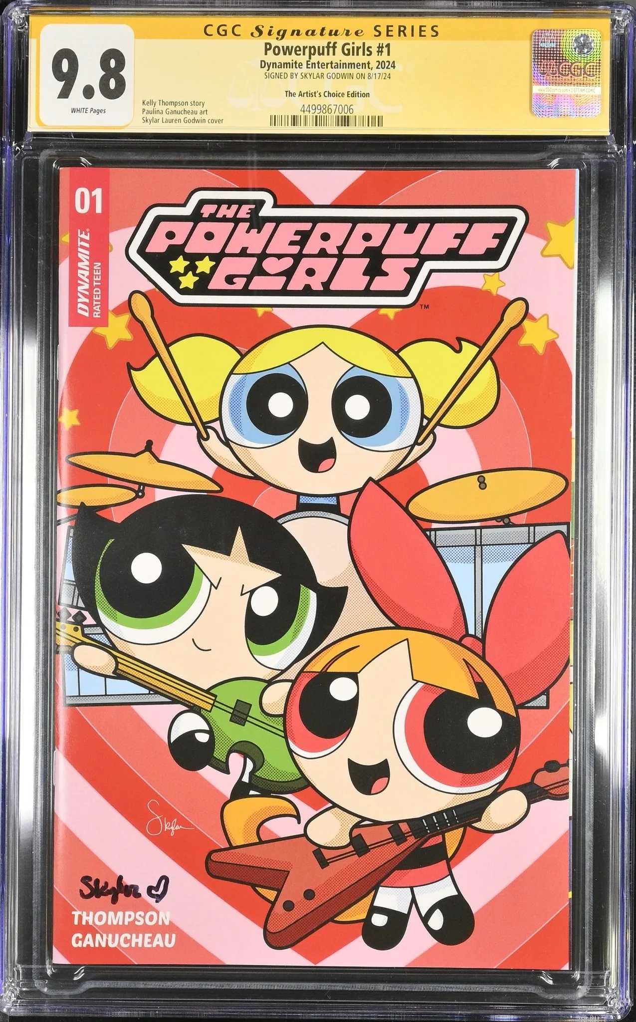 Powerpuff Girls #1 The Artist's Choice Edition CGC Signature Series 9.8 Signed by Skylar Godwin - Image 3