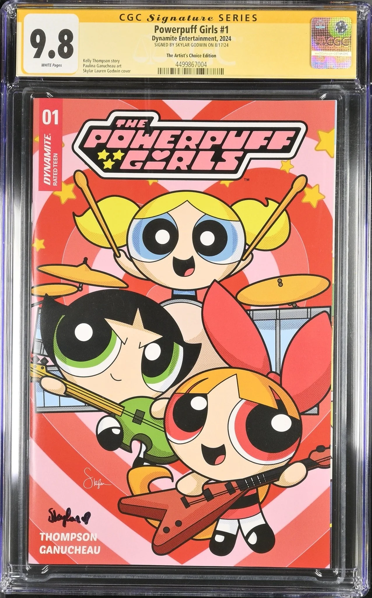 Powerpuff Girls #1 The Artist's Choice Edition CGC Signature Series 9.8 Signed by Skylar Godwin - Image 5