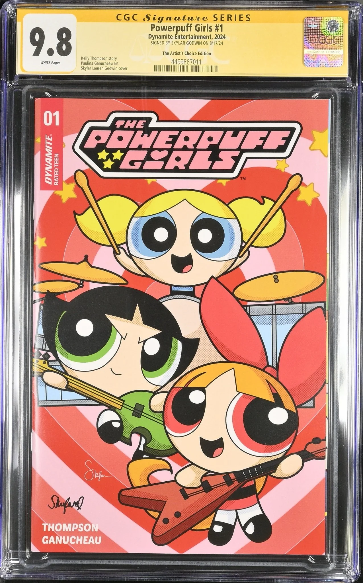 Powerpuff Girls #1 The Artist's Choice Edition CGC Signature Series 9.8 Signed by Skylar Godwin - Image 7