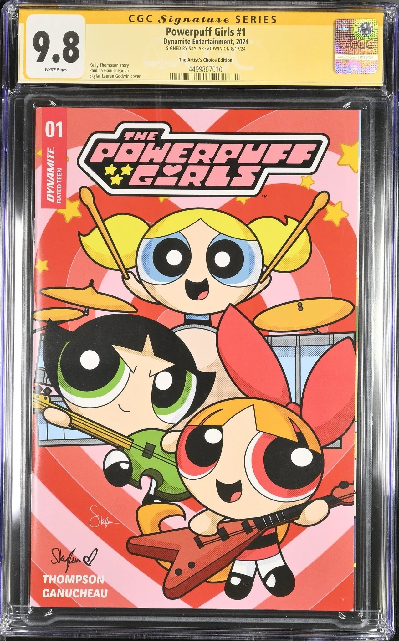 Powerpuff Girls #1 The Artist's Choice Edition CGC Signature Series 9.8 Signed by Skylar Godwin - Image 8