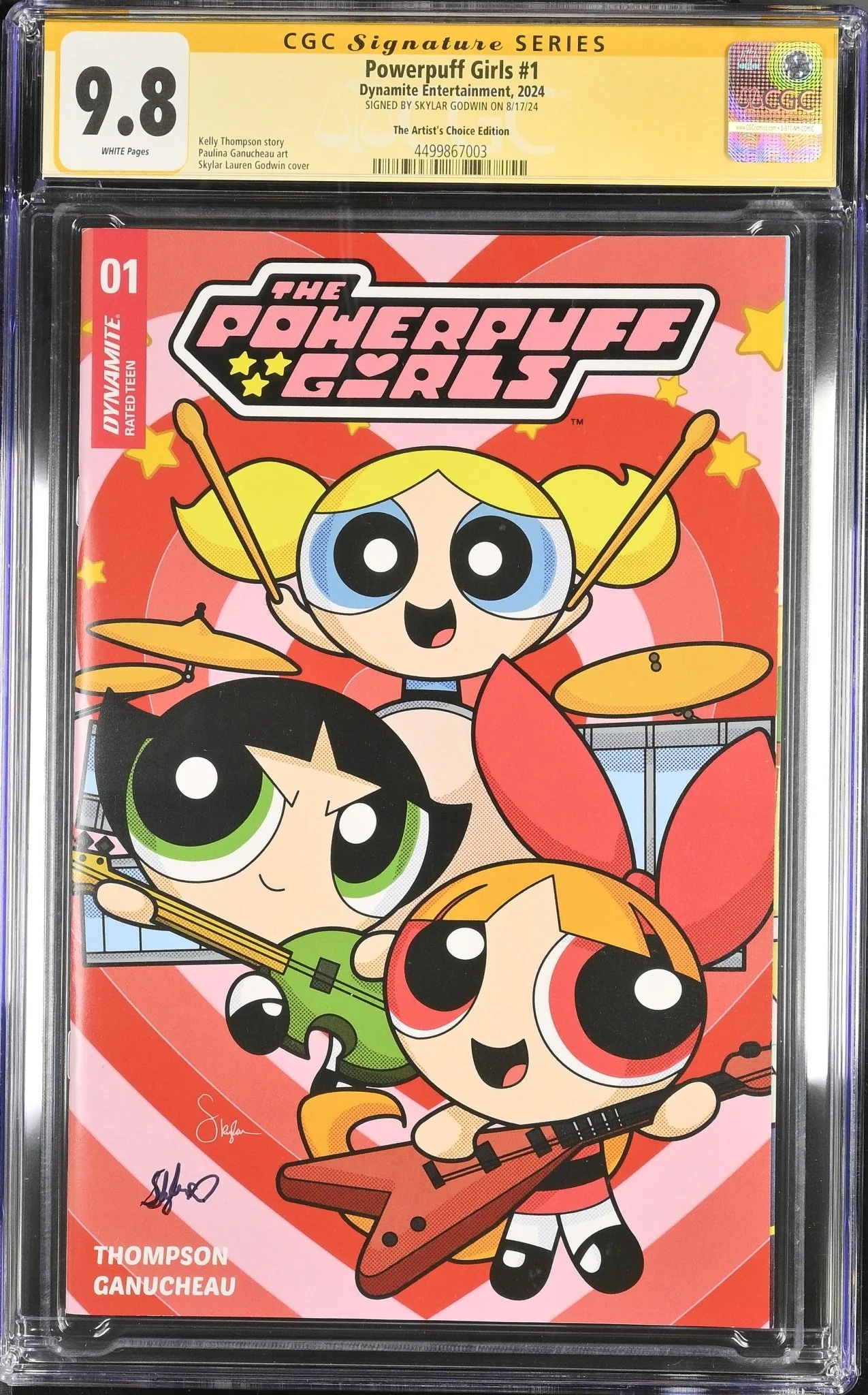 Powerpuff Girls #1 The Artist's Choice Edition CGC Signature Series 9.8 Signed by Skylar Godwin - Image 9