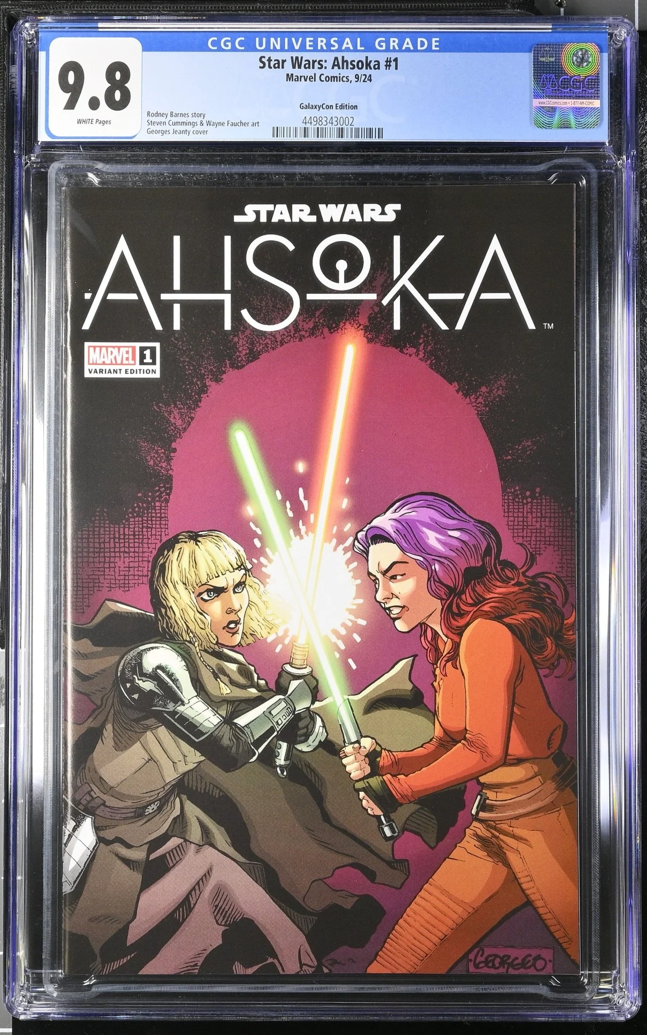 Ahsoka #1 Cover A Galaxycon Exclusive CGC Universal Grade 9.8 - Image 2