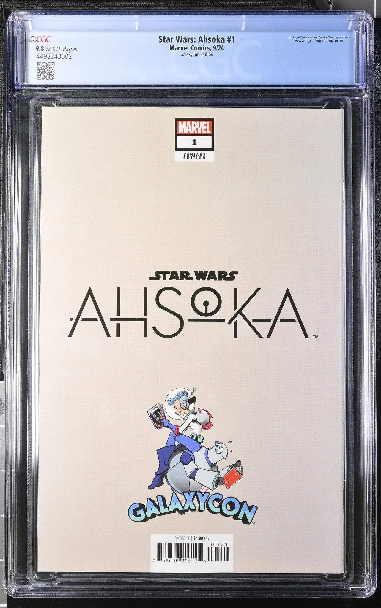 Ahsoka #1 Cover A Galaxycon Exclusive CGC Universal Grade 9.8 - Image 3